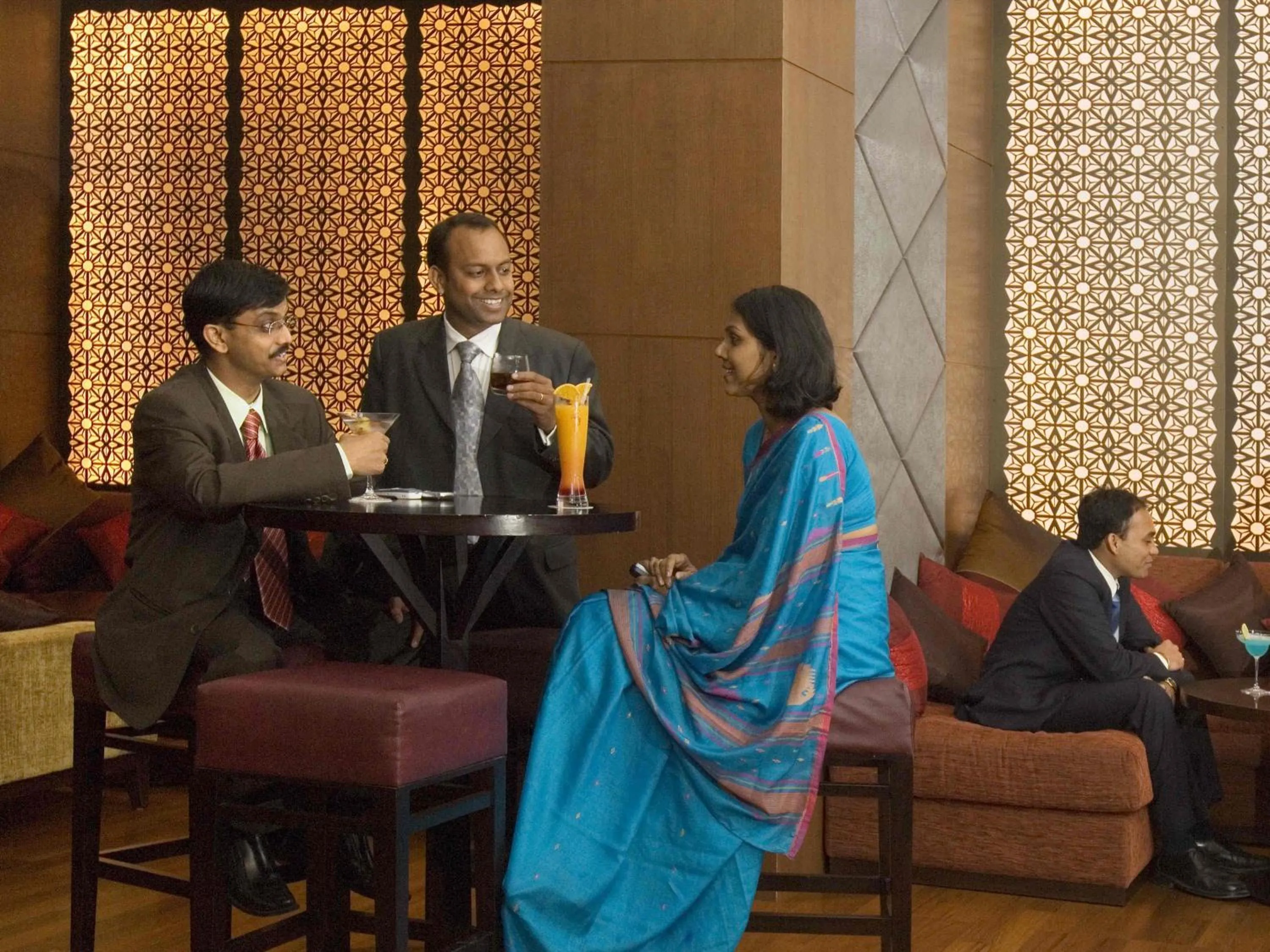 Lounge or bar in Novotel Hyderabad Convention Centre