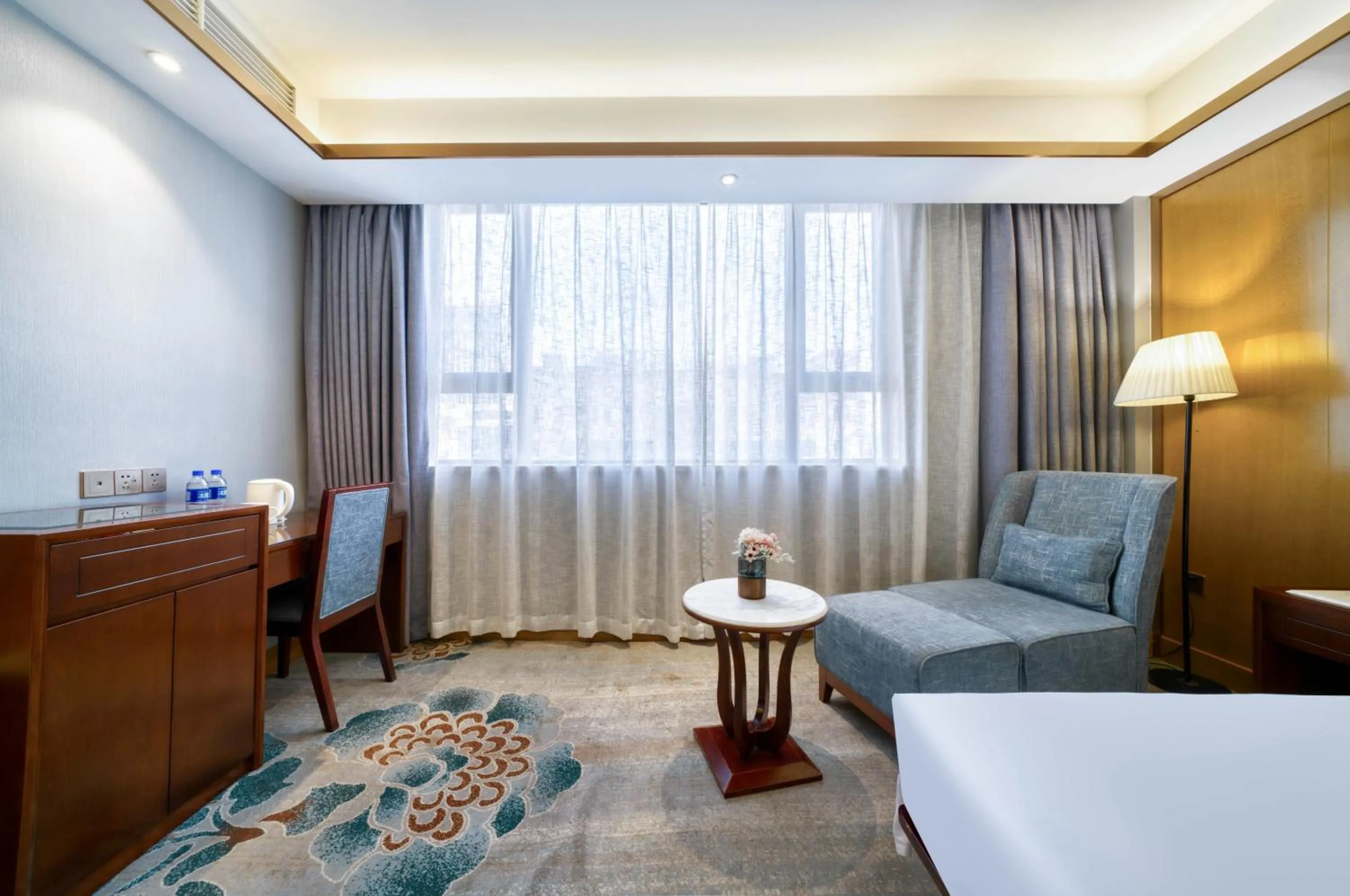 Bed in Hendra Hotel - Wenzhou Longwan International Airport Yongzhong Metro Station Branch