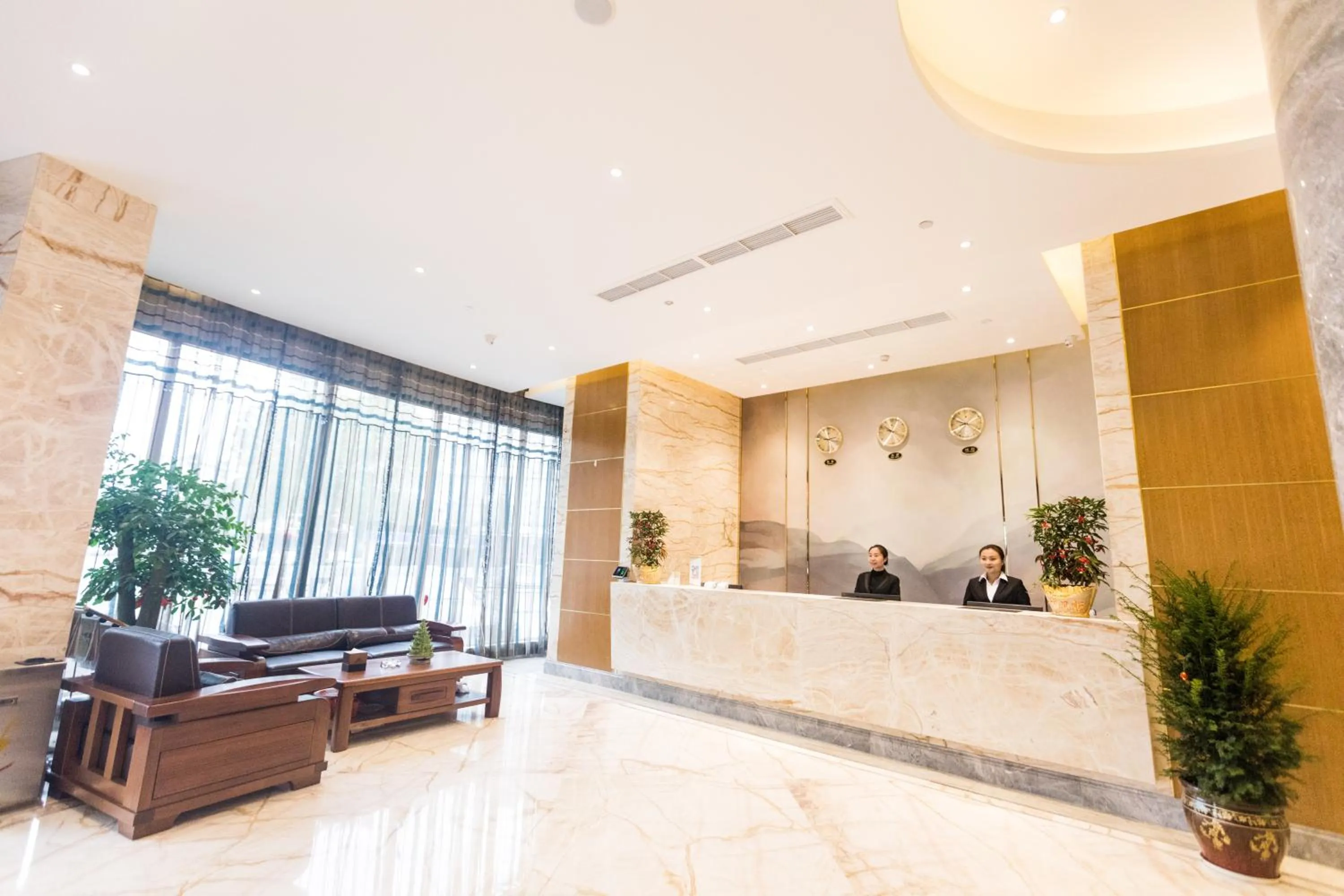 Lobby or reception in Hendra Hotel - Wenzhou Longwan International Airport Yongzhong Metro Station Branch