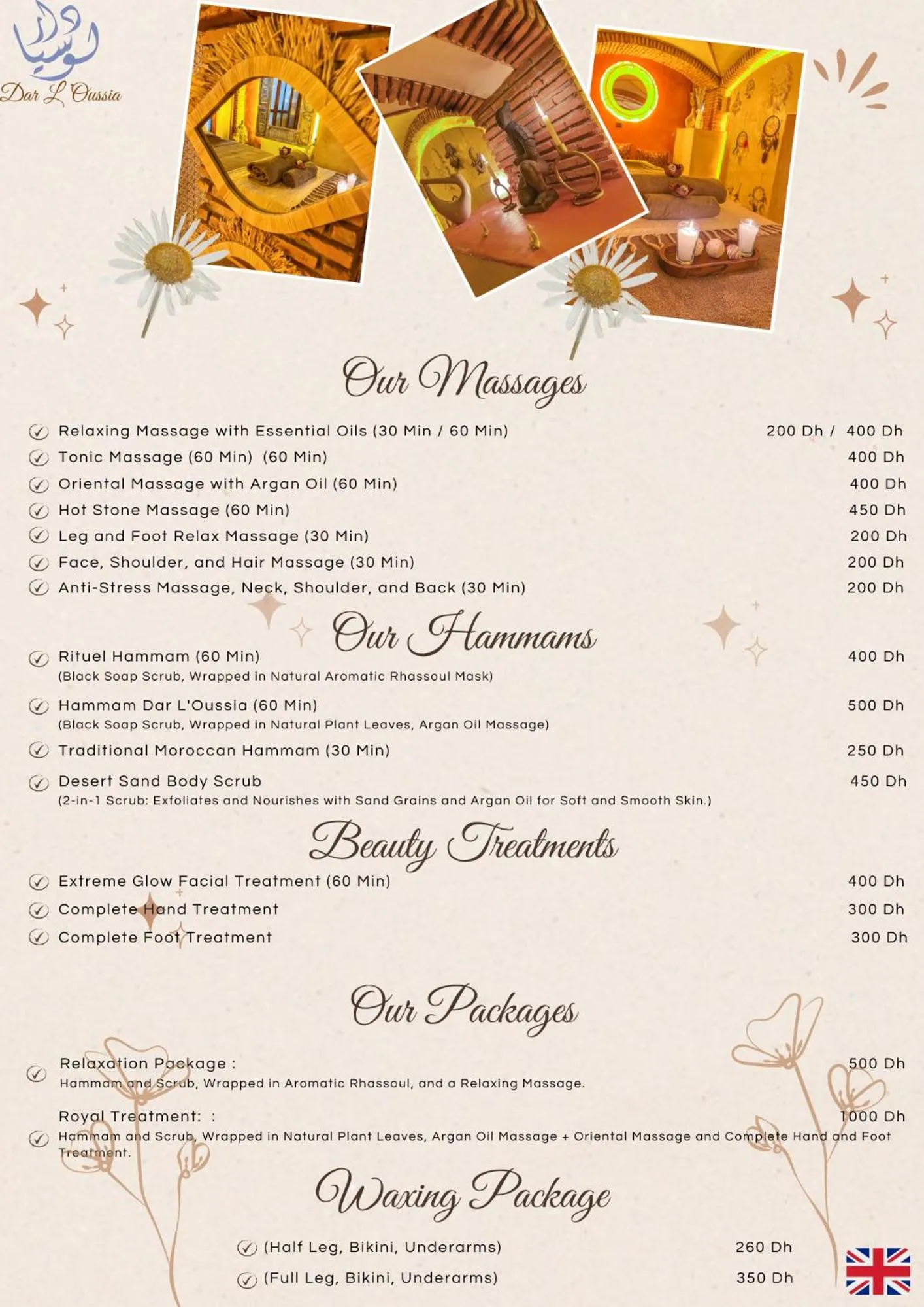 Massage in Riad Dar L'Oussia & SPA