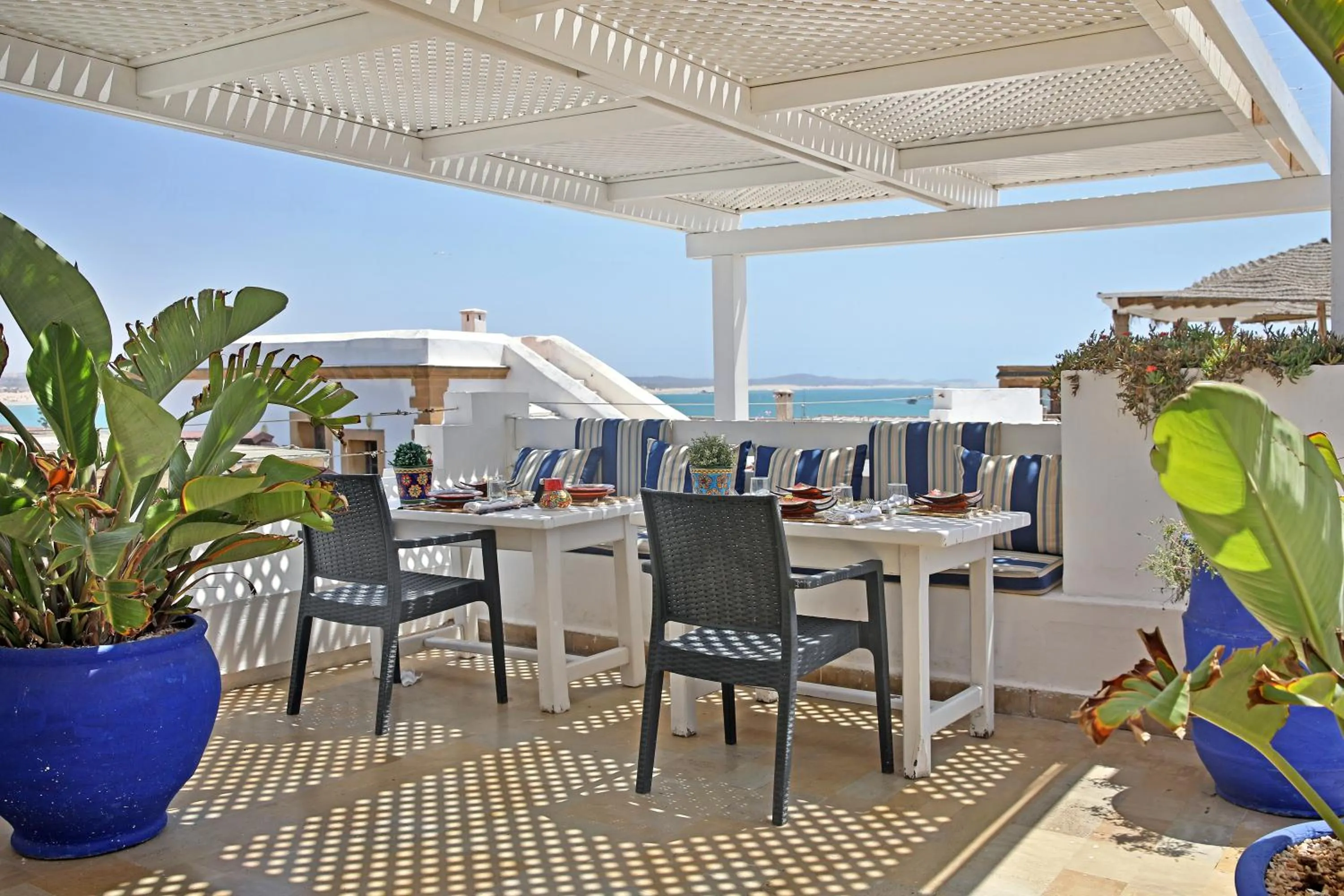 Patio in Riad Dar L'Oussia & SPA