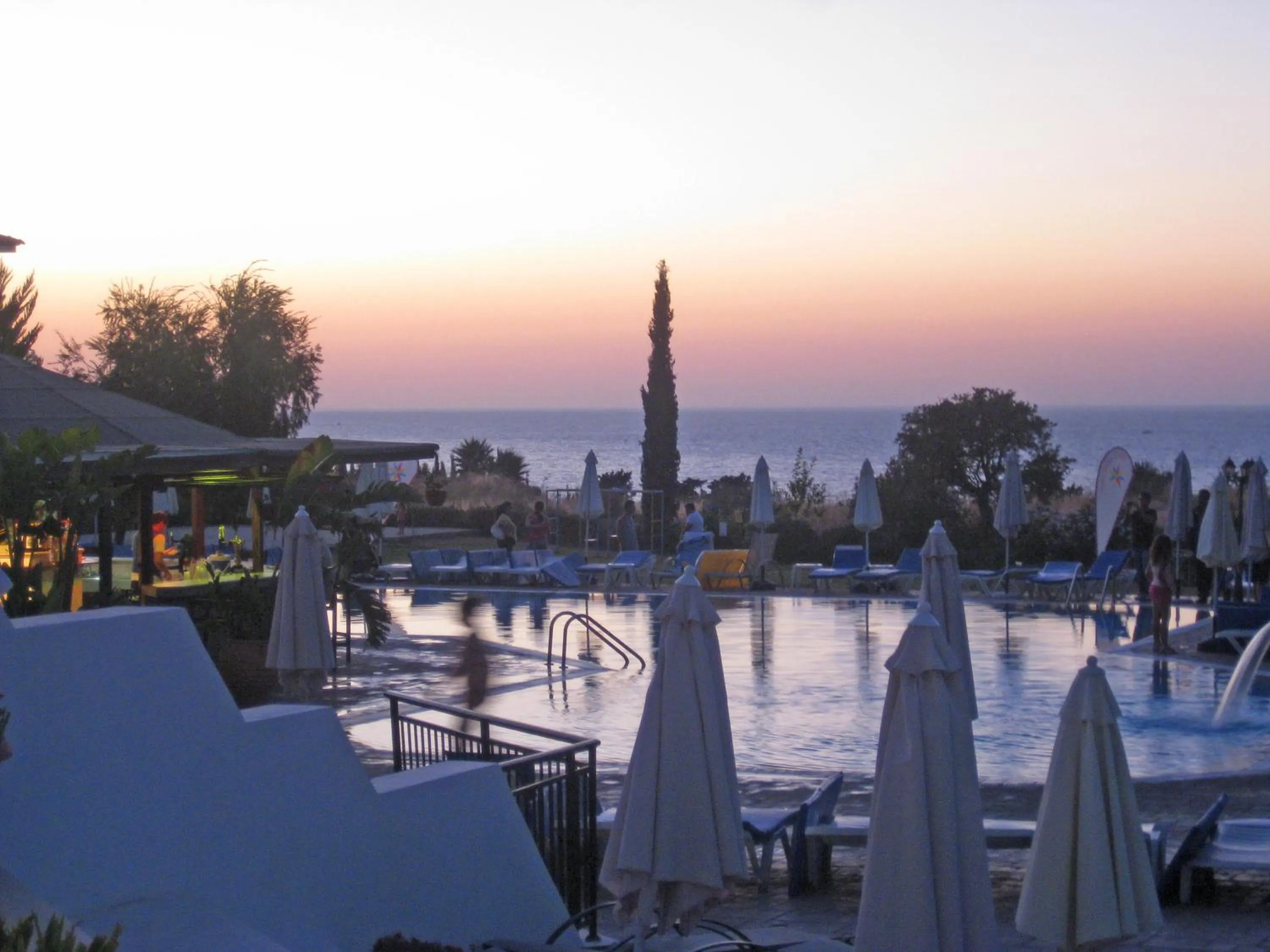 Sunset in Akamanthea Holiday Village