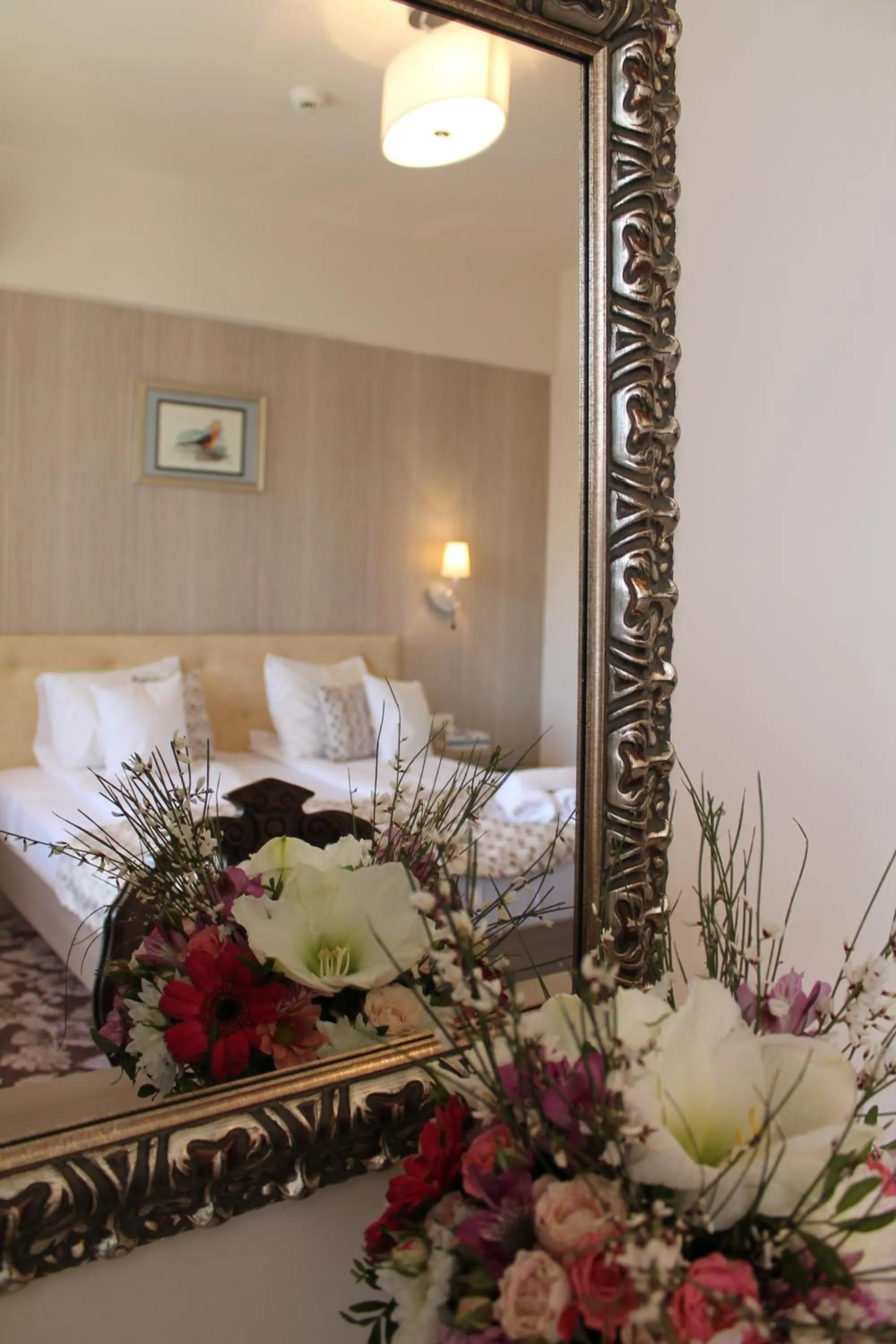 Decorative detail, Bed in Best Western Silva Hotel