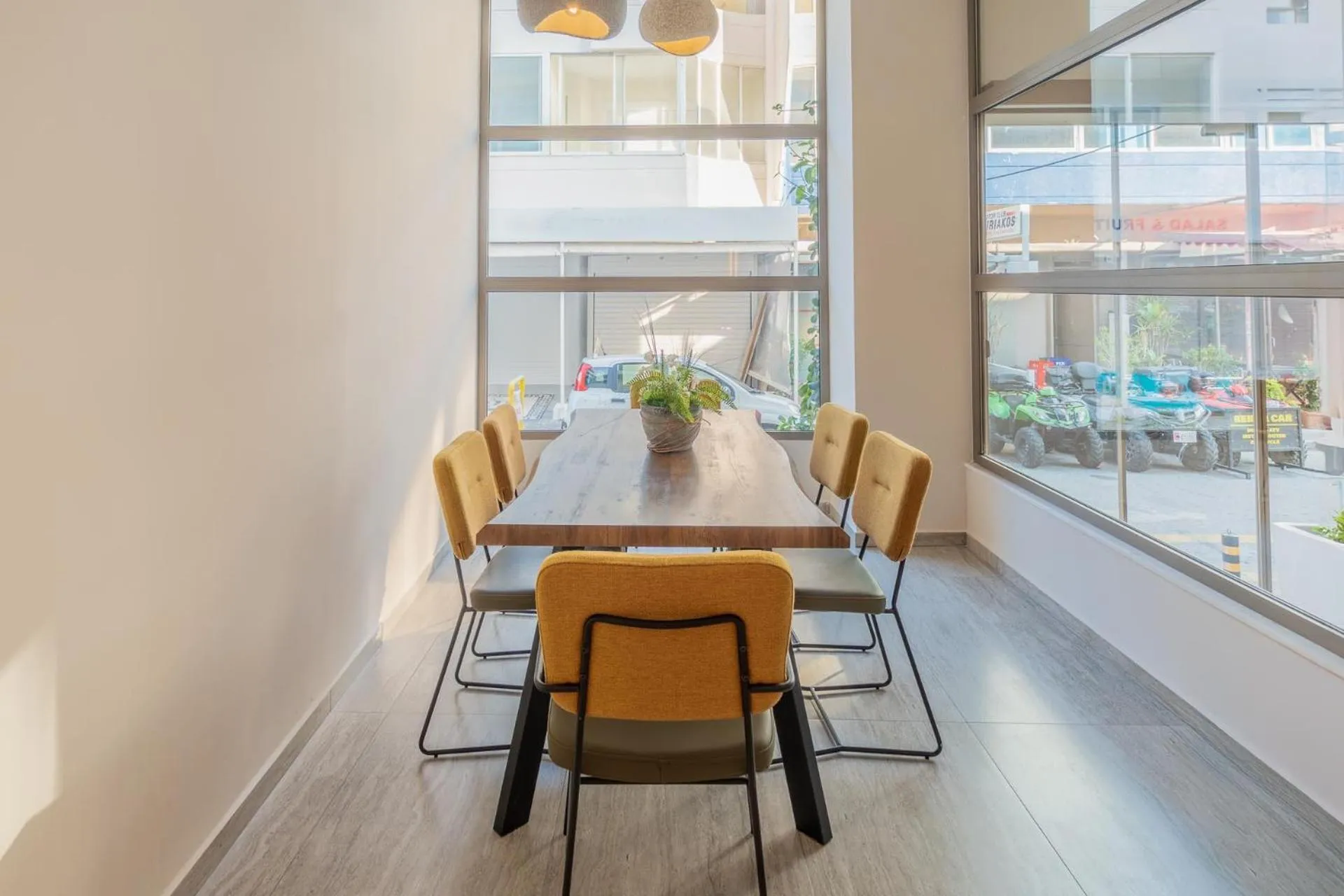 Seating area in Arte Hotel