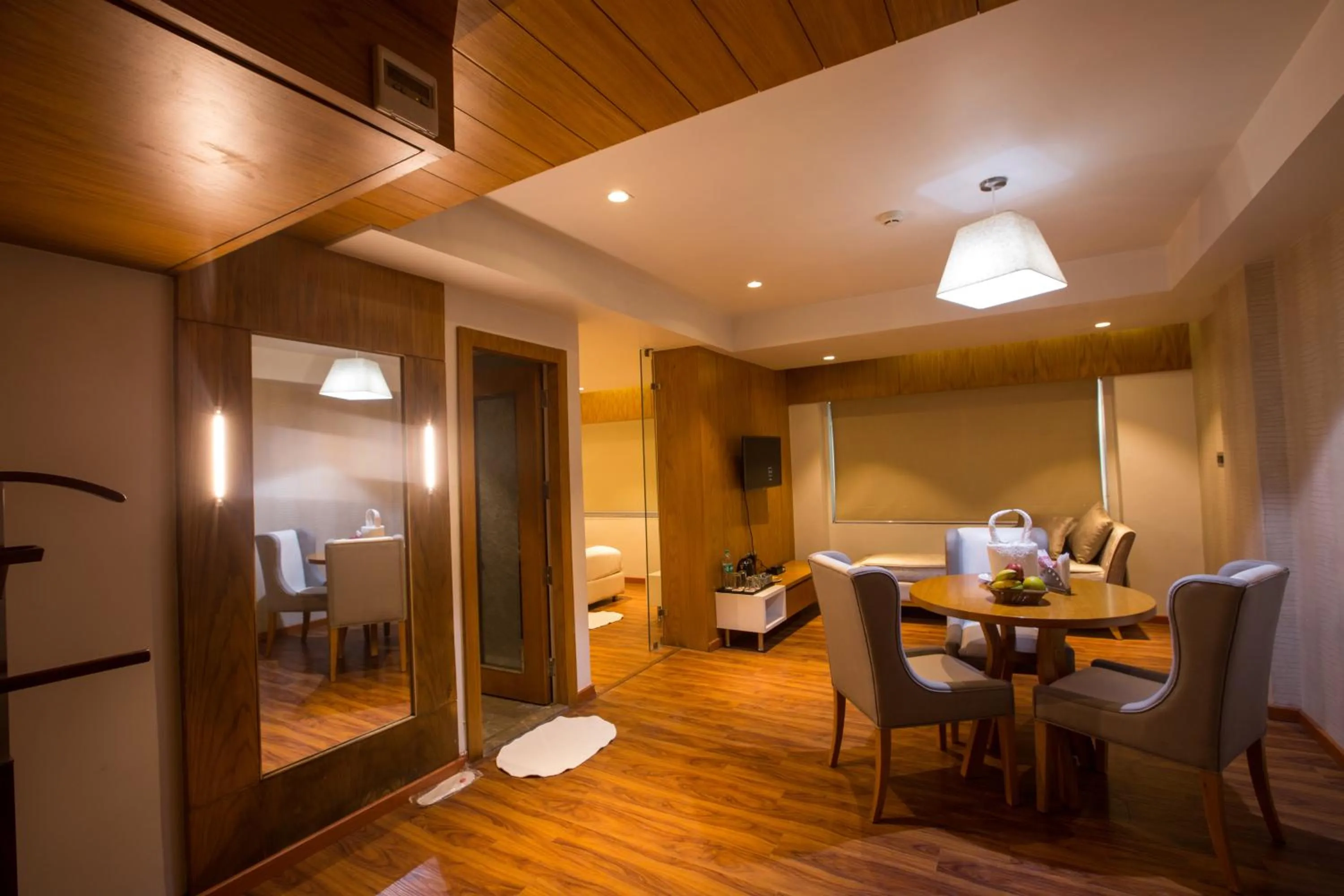 Dining area in Hotel Shubh Inn