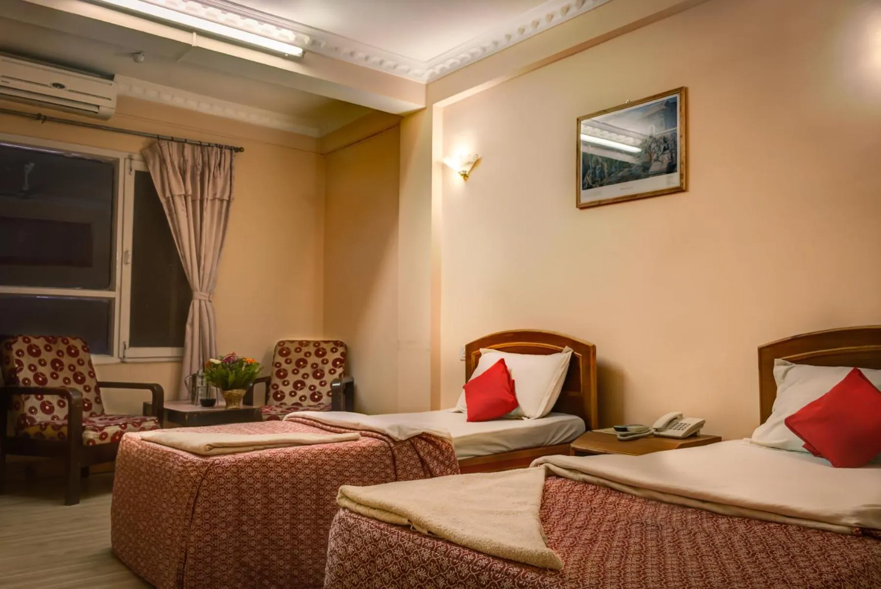 Bathroom, Bed in Hotel Kamal