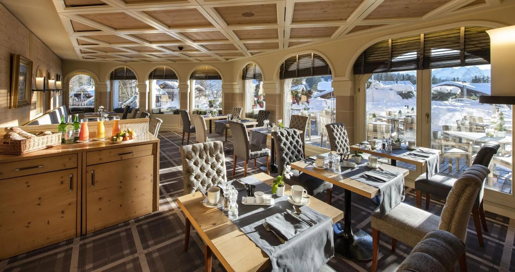 Restaurant/places to eat in GOLFHOTEL Les Hauts de Gstaad & SPA