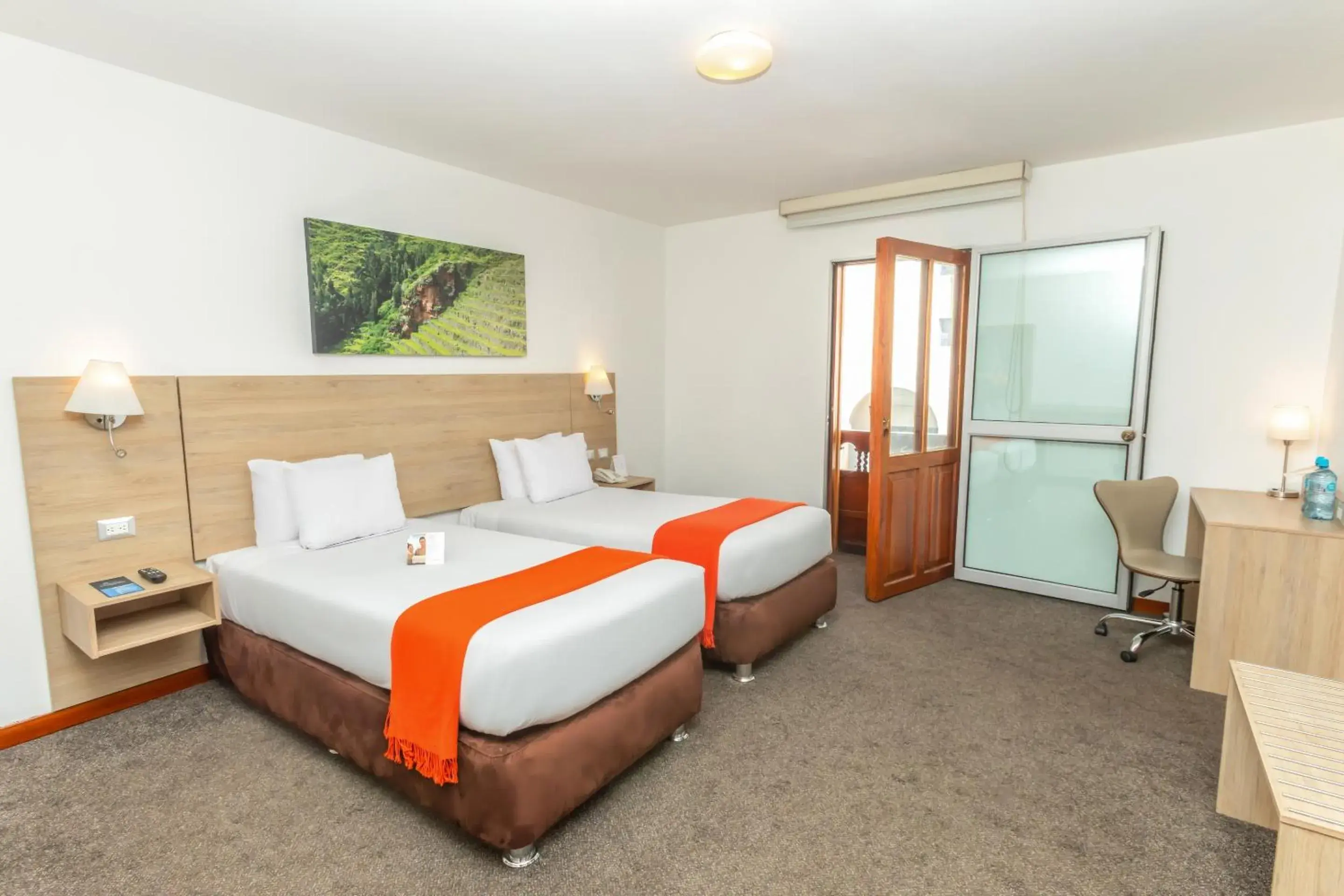 Twin Room with View - single occupancy in Casa Andina Standard Cusco Plaza Twin Room with View - single occupancy in Casa Andina Standard Cusco Plaza