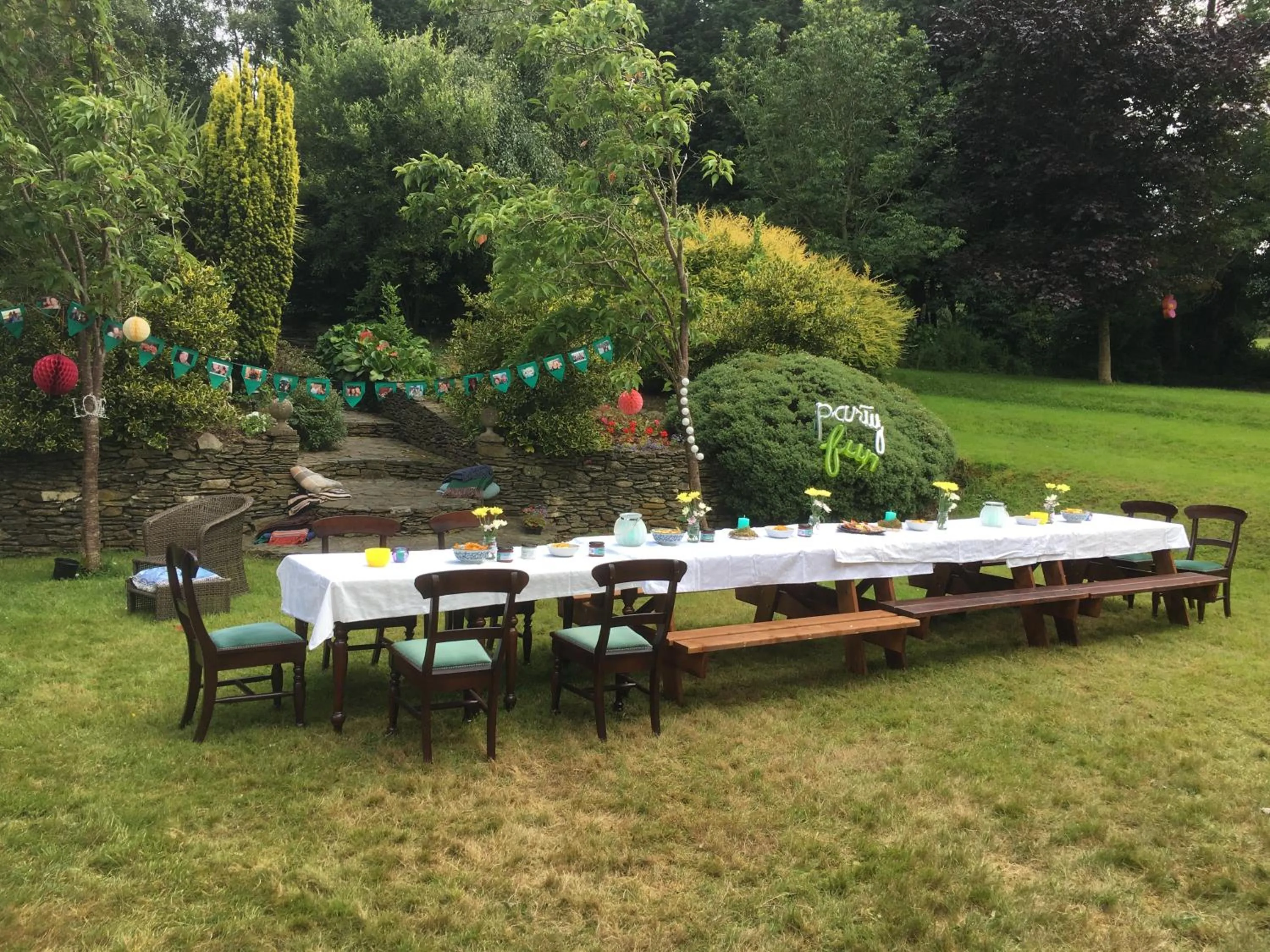 Dining area in Clone House Event Villa