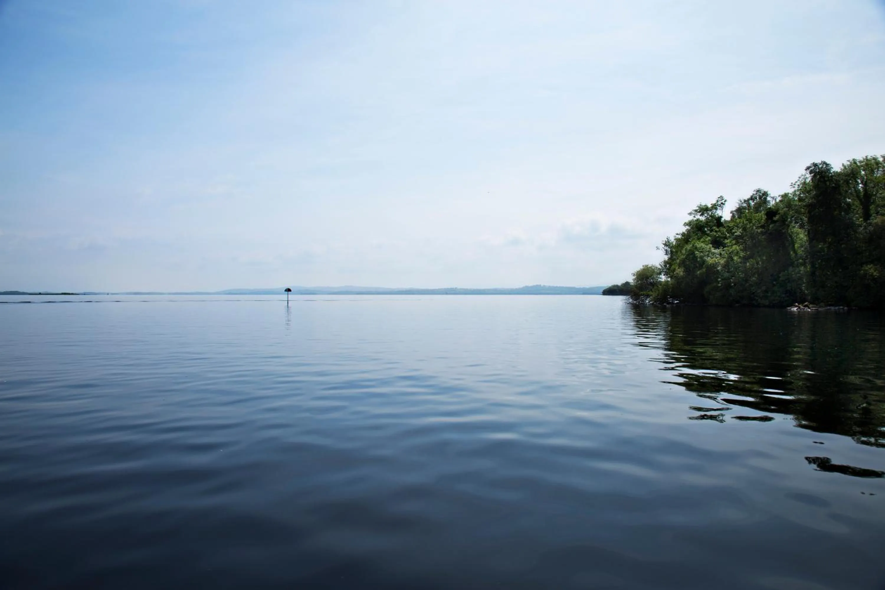 Natural landscape in Lusty Beg Island
