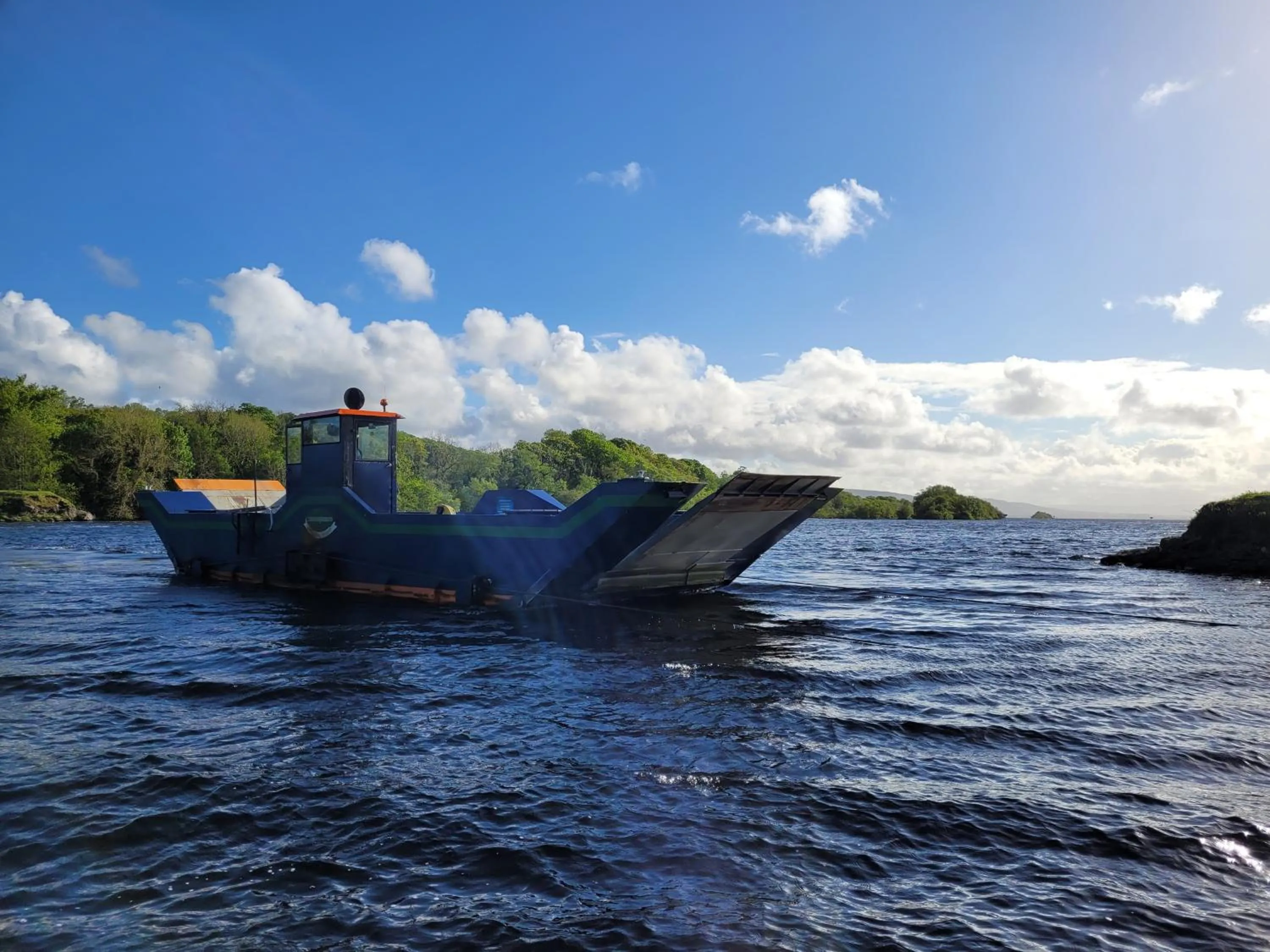 Natural landscape in Lusty Beg Island