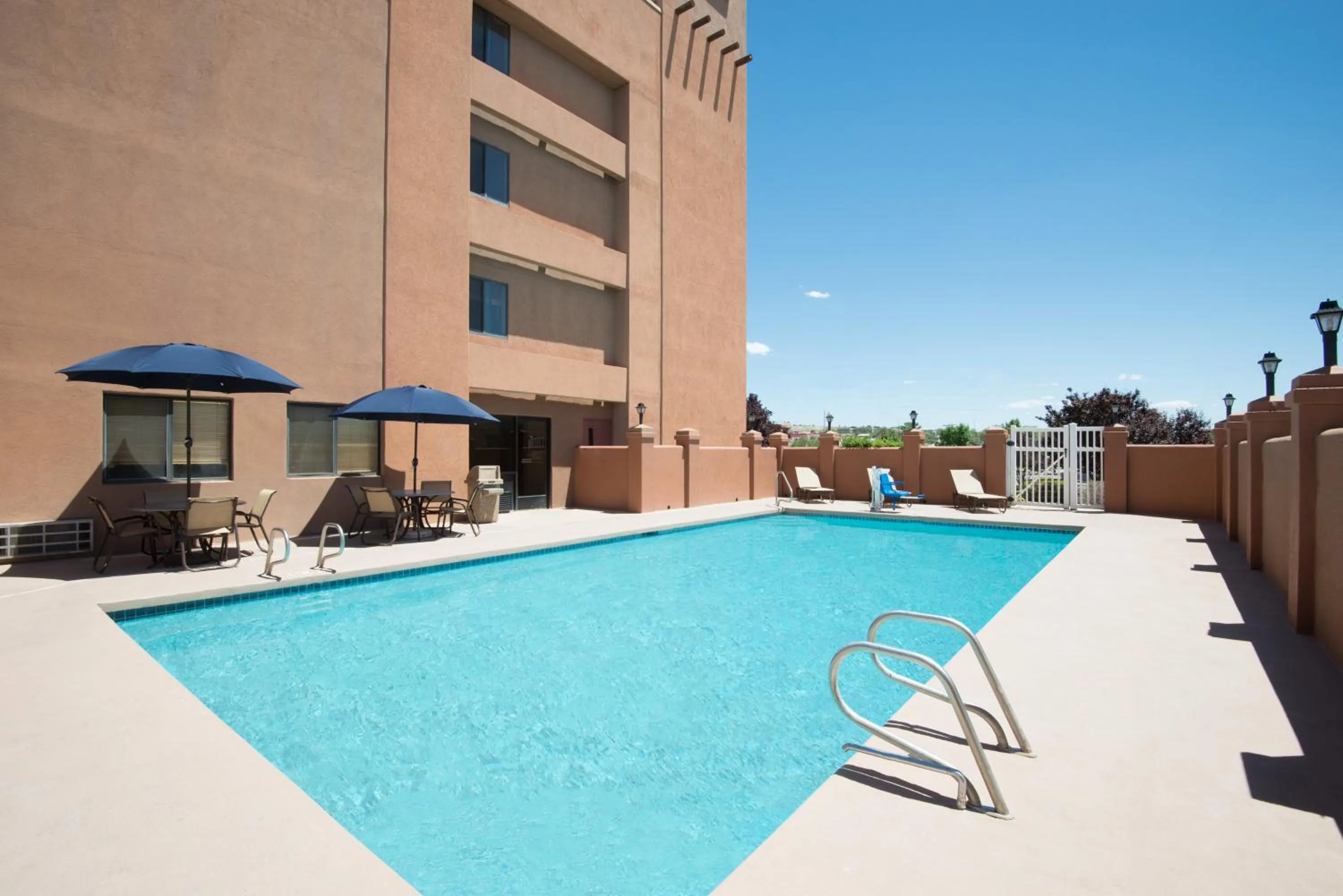 Swimming pool in Hawthorn Suites by Wyndham Albuquerque