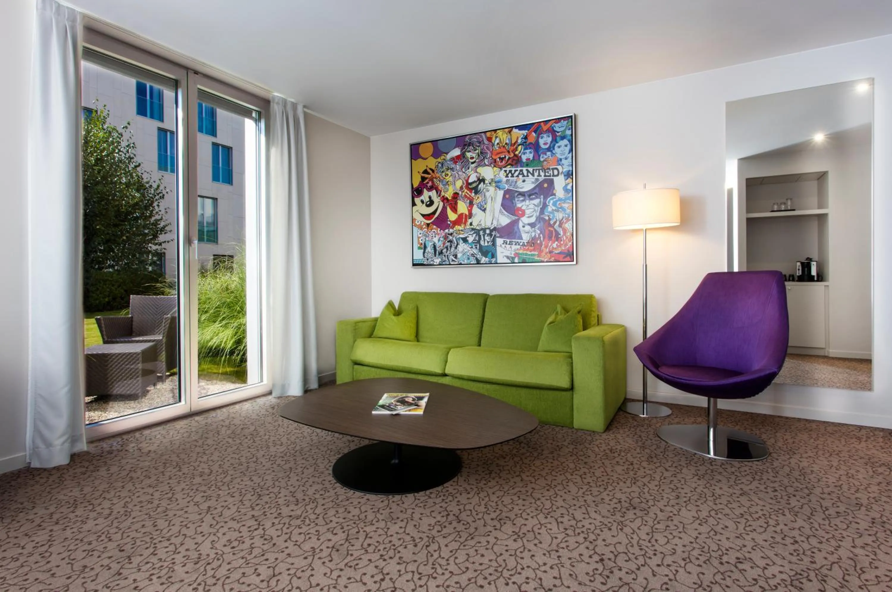 Seating area in Starling Hotel Lausanne