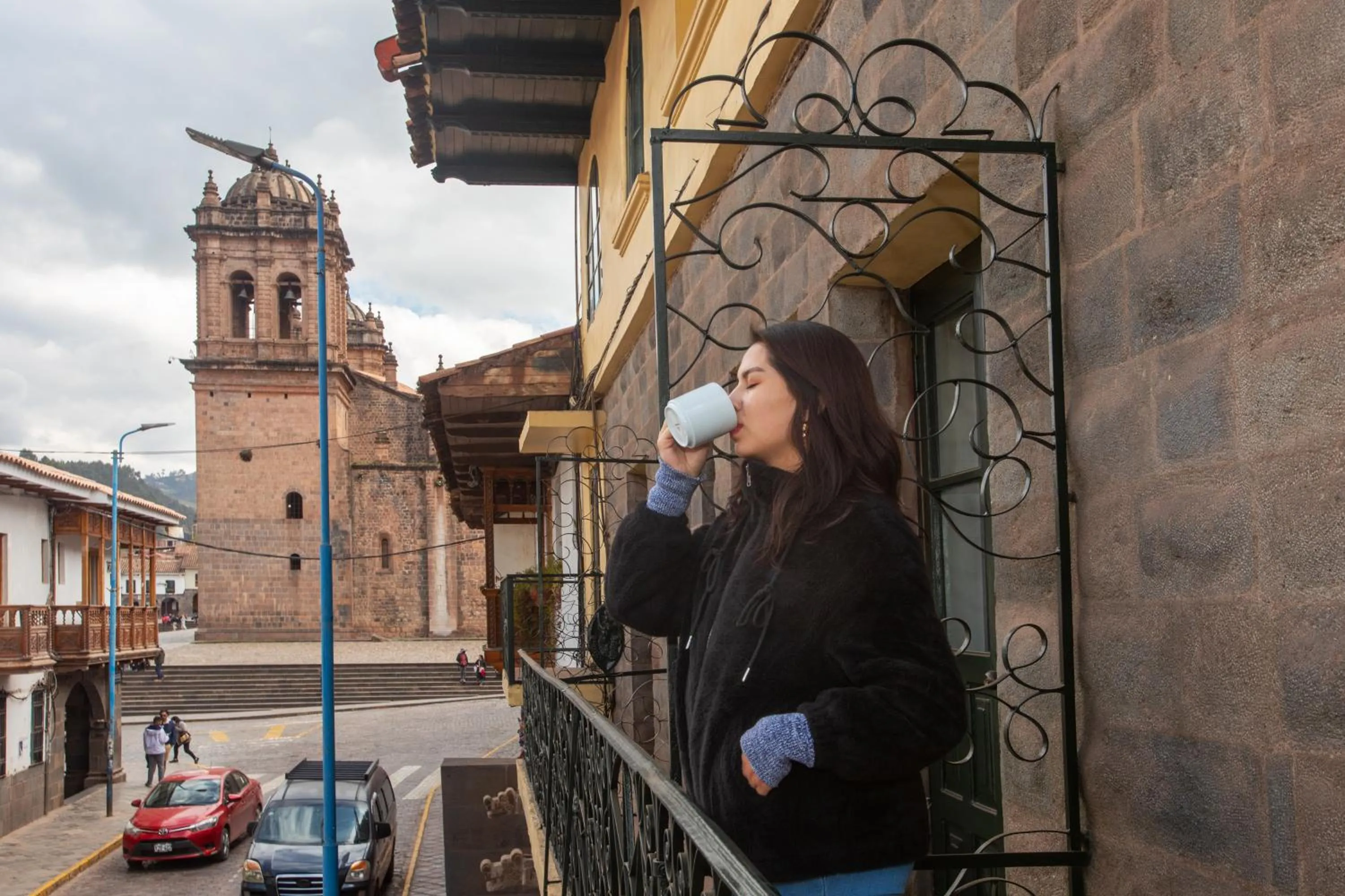 Street view in Casa Andina Standard Cusco Catedral