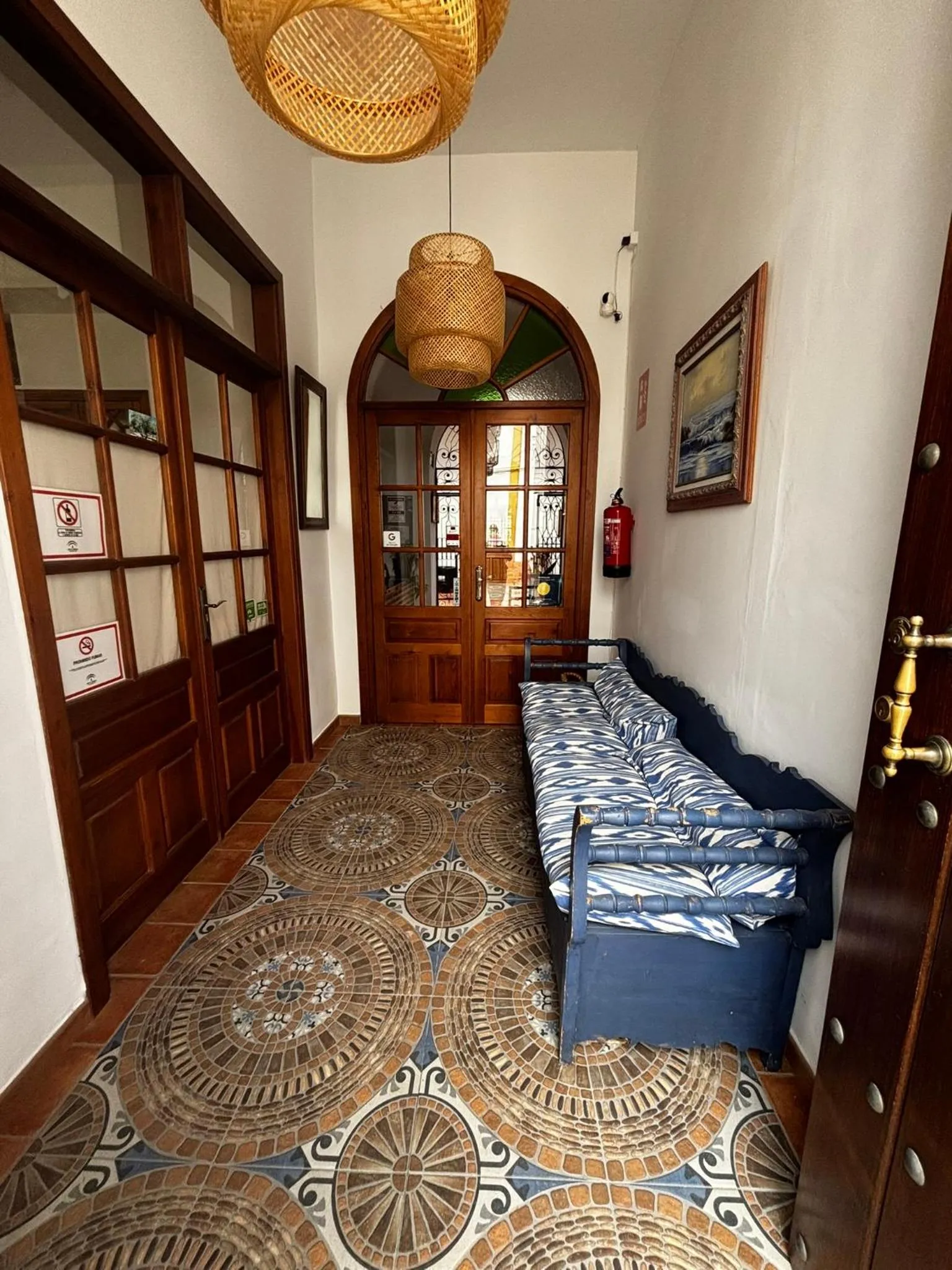 Bed in Hotel Entreolivos