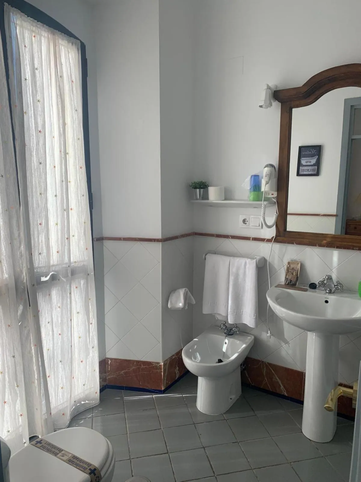 Toilet in Hotel Entreolivos