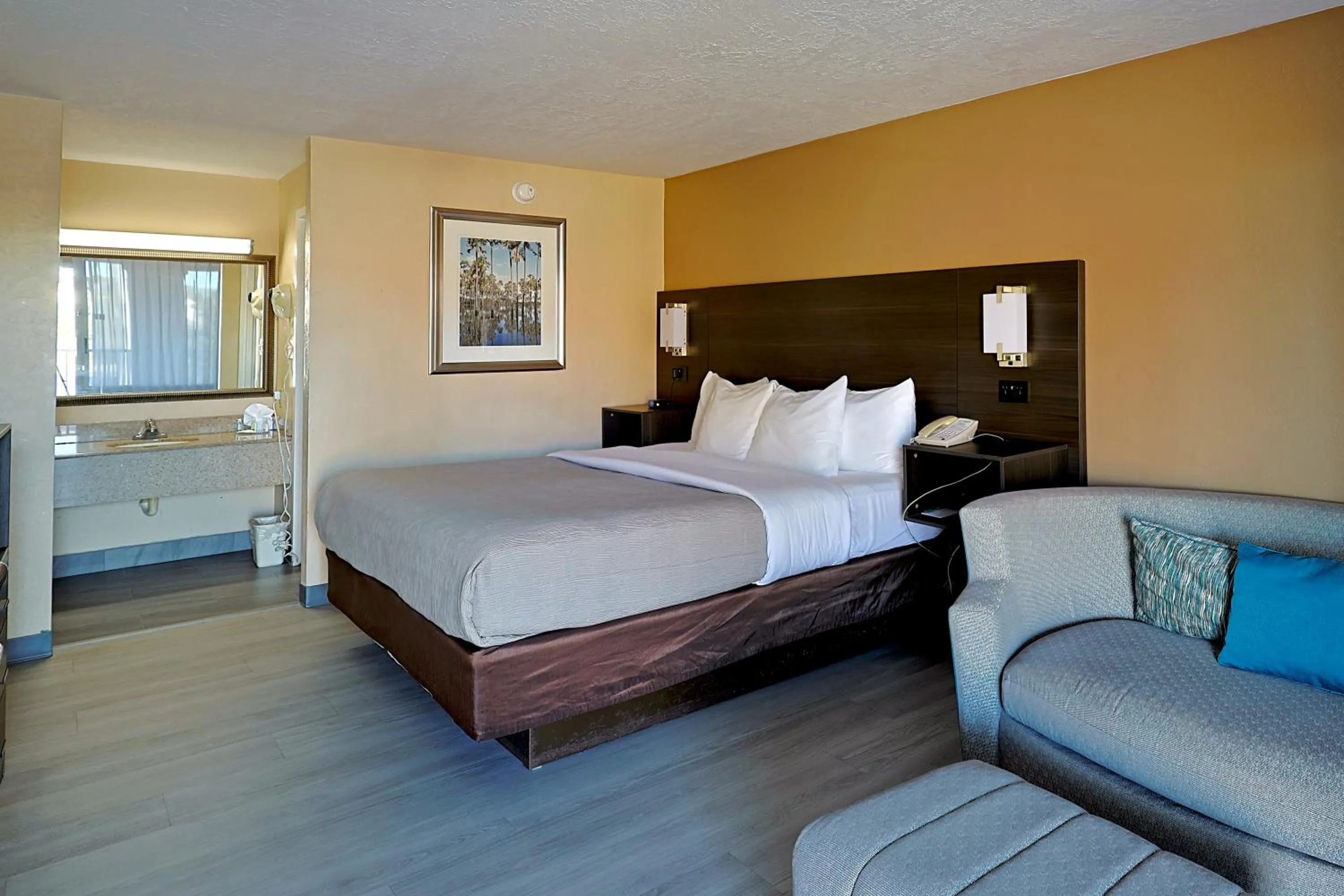 Bed in Quality Inn Kennedy Space Center