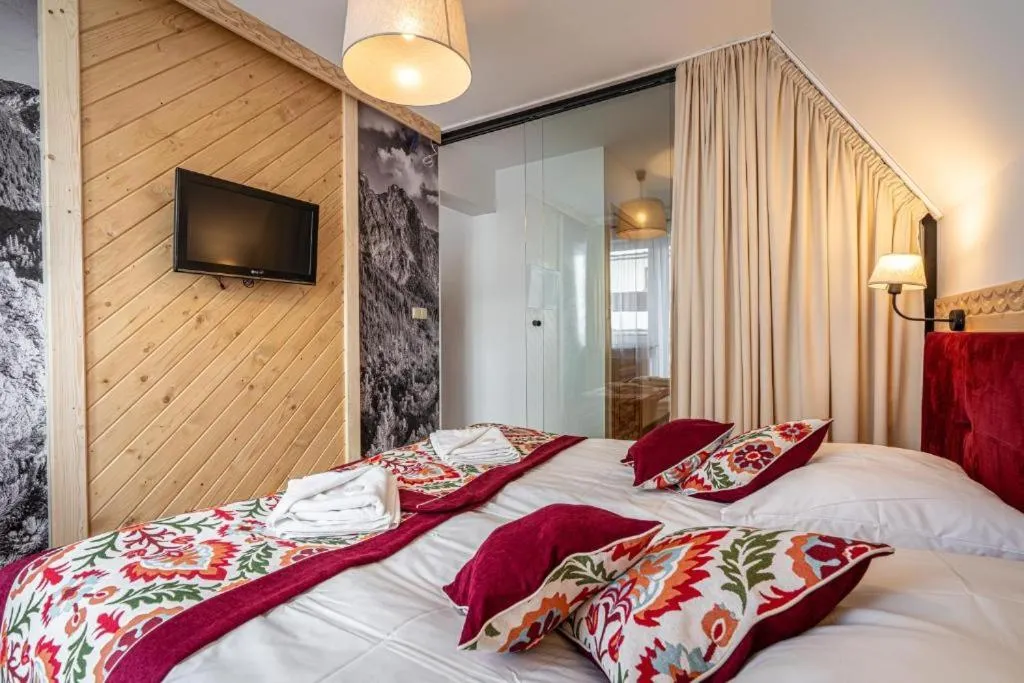 Bed in Pensjonat Dawidek