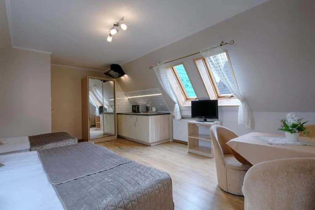 Bed in Pensjonat Dawidek