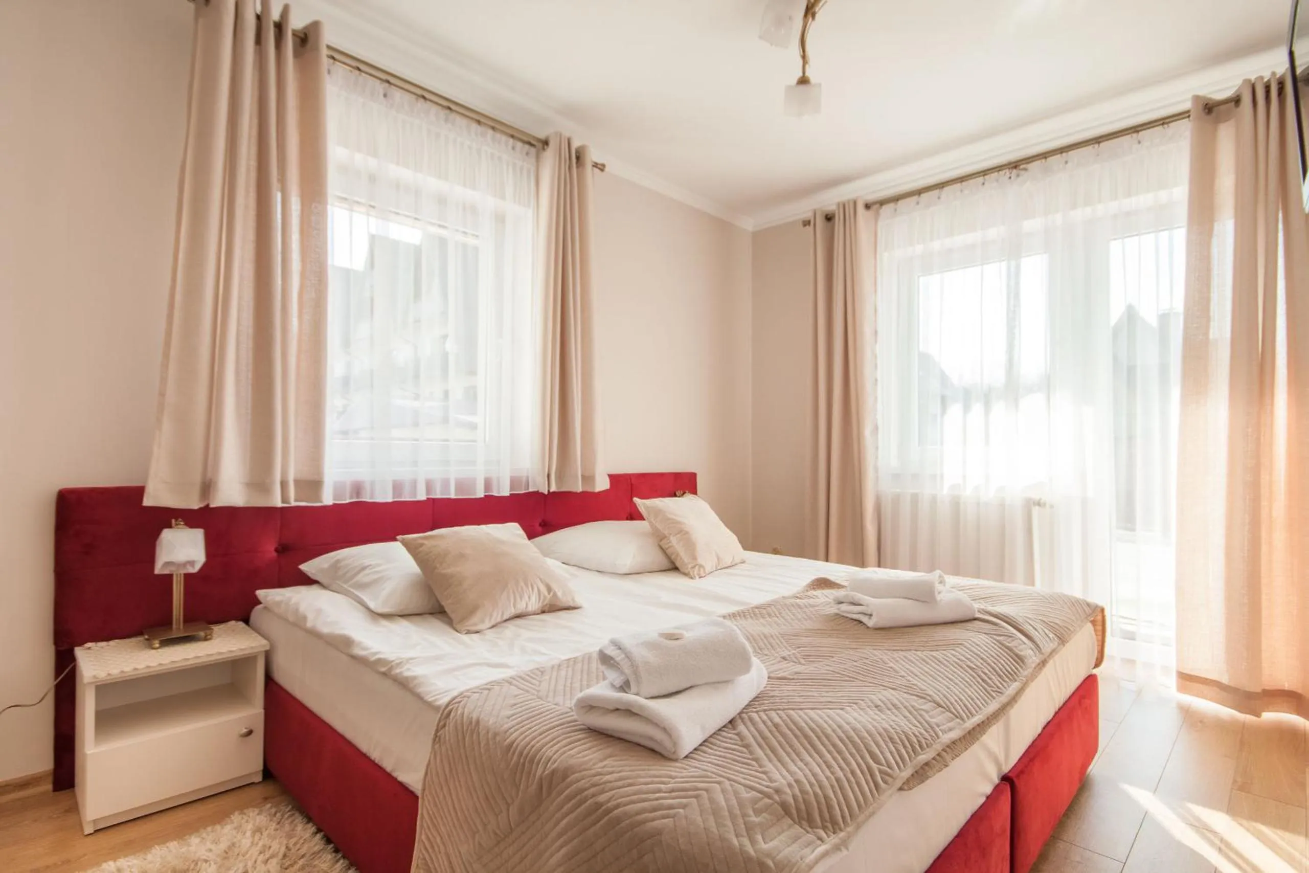 Bed in Pensjonat Dawidek