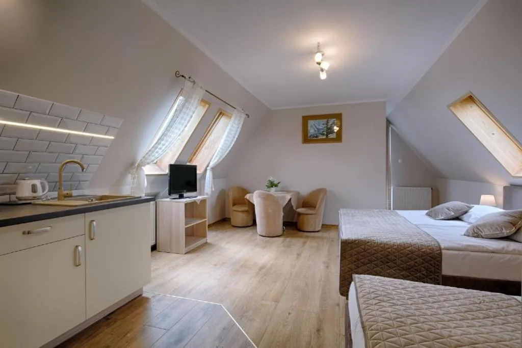 Bed in Pensjonat Dawidek