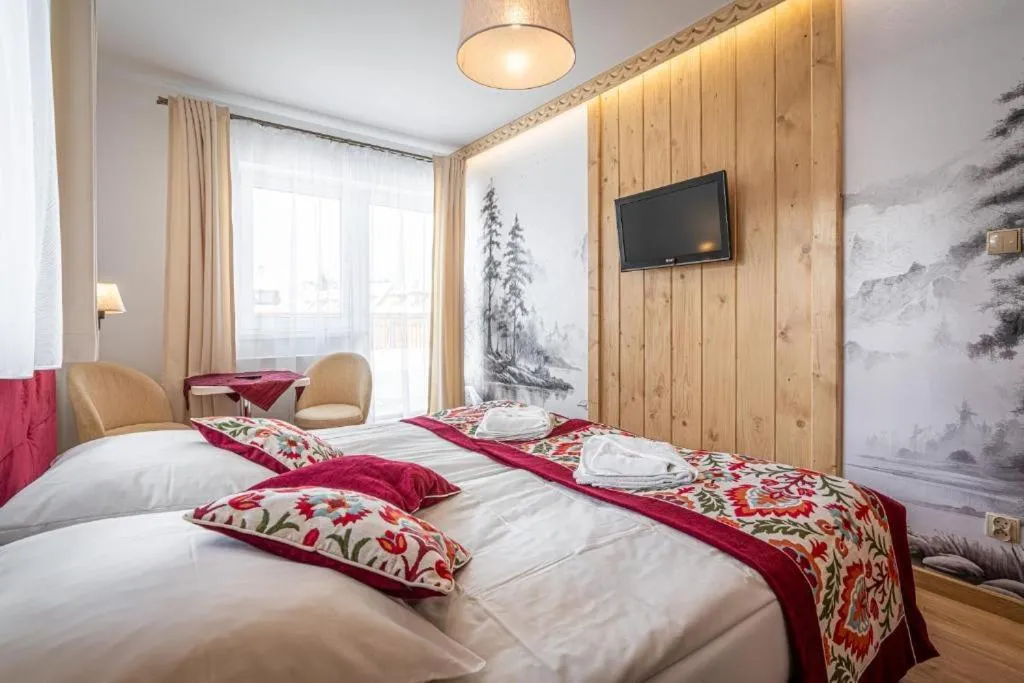 Bed in Pensjonat Dawidek