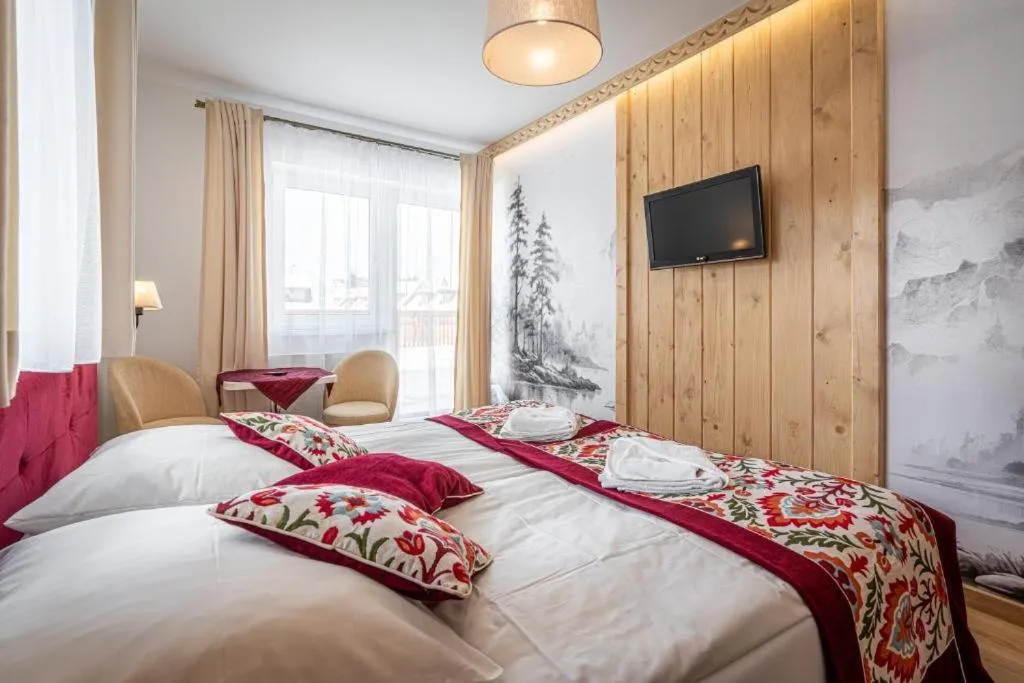 Bed in Pensjonat Dawidek