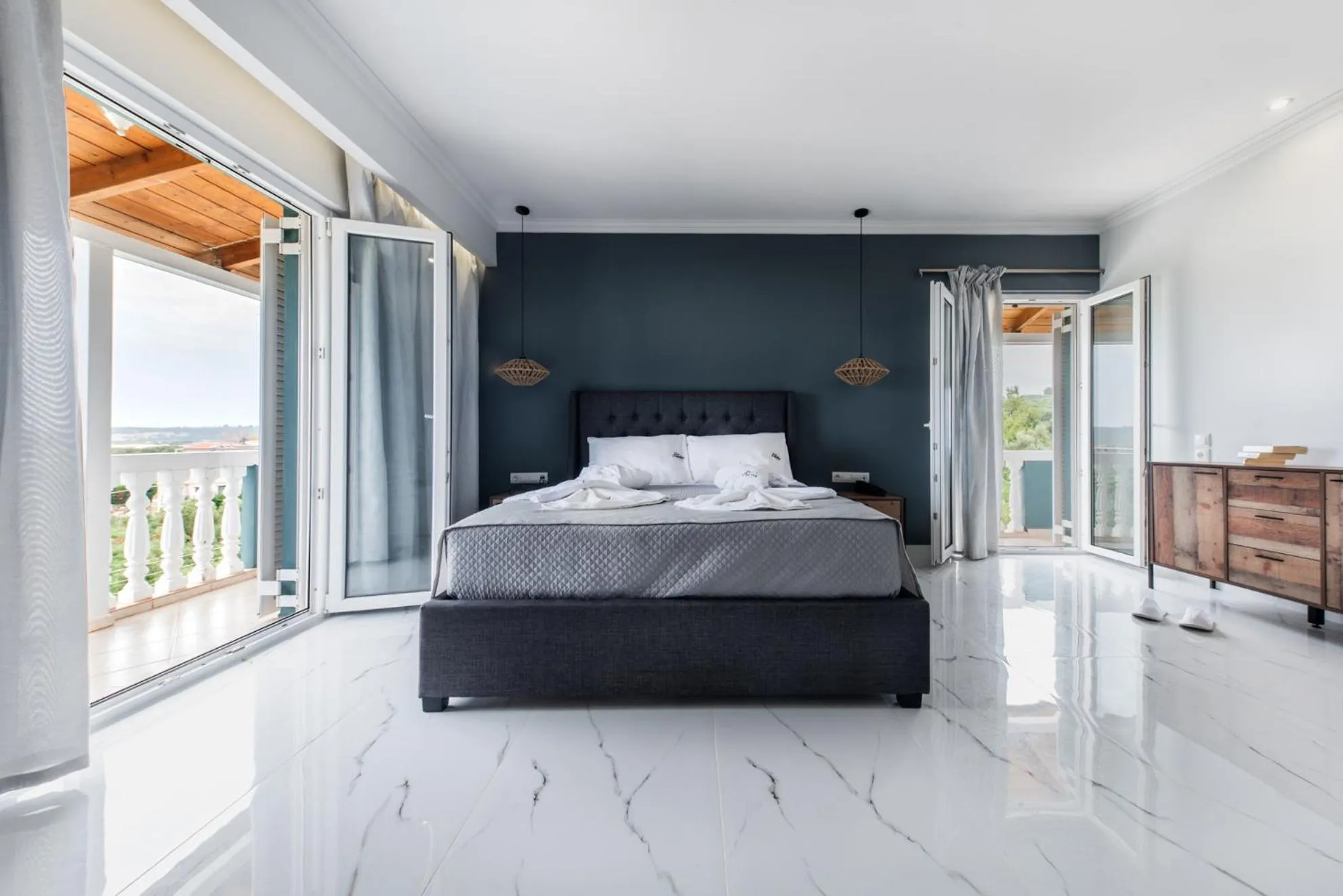 Bed in Zante Calinica Hotel