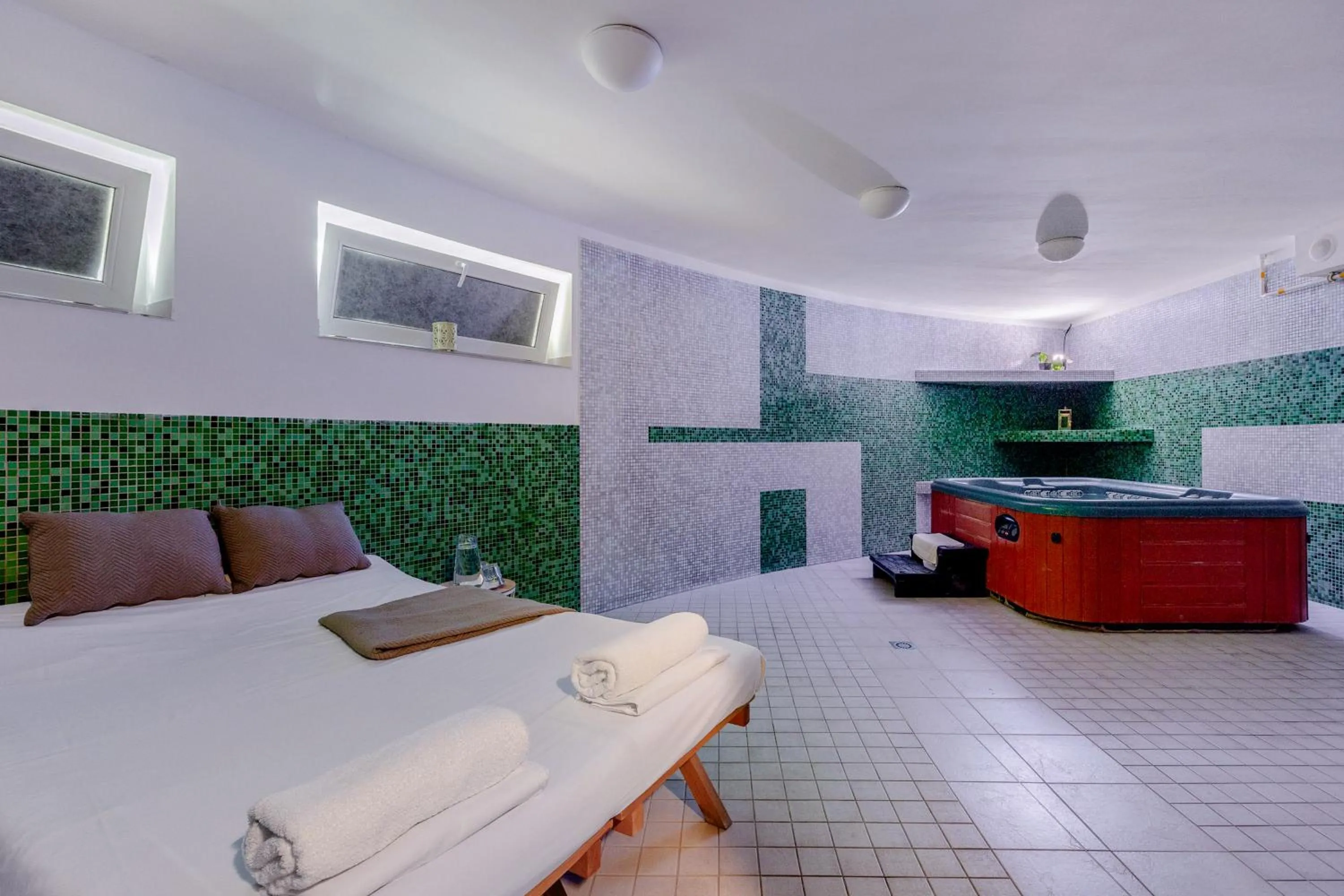 Spa and wellness centre/facilities, Bed in Hotel ANTARES
