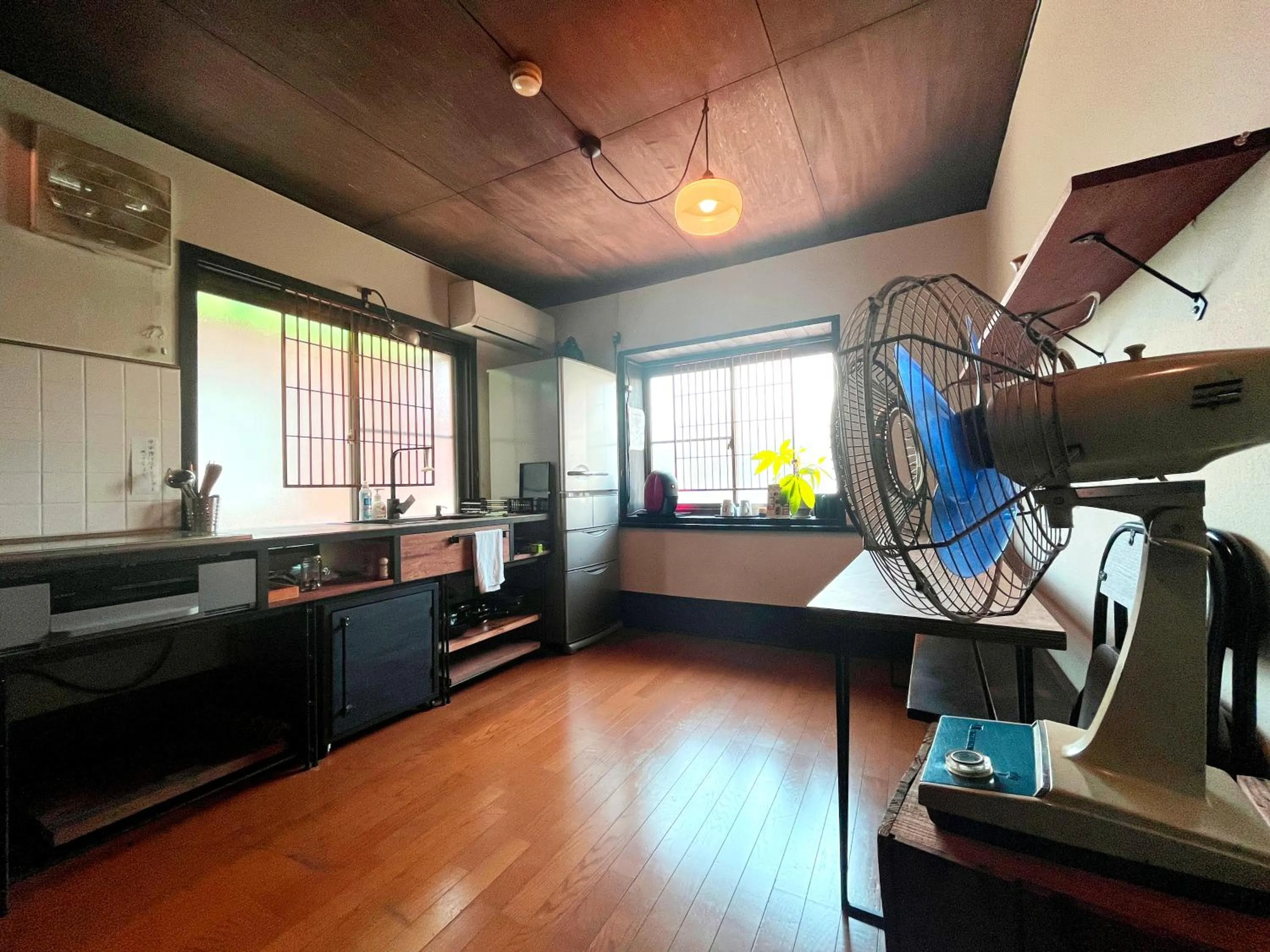 Communal kitchen in Takeyaso Ryokan