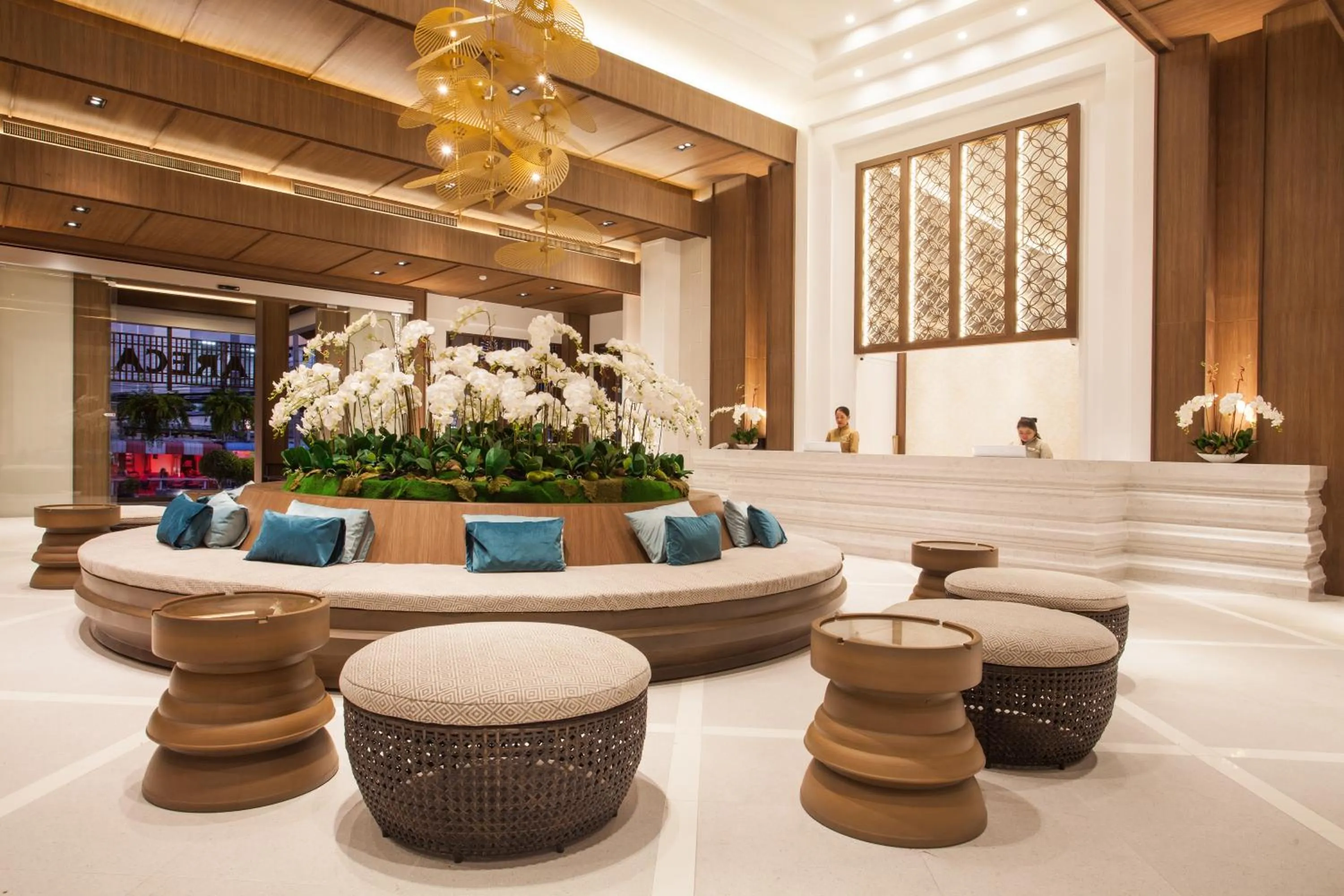 Lobby or reception in Areca Lodge