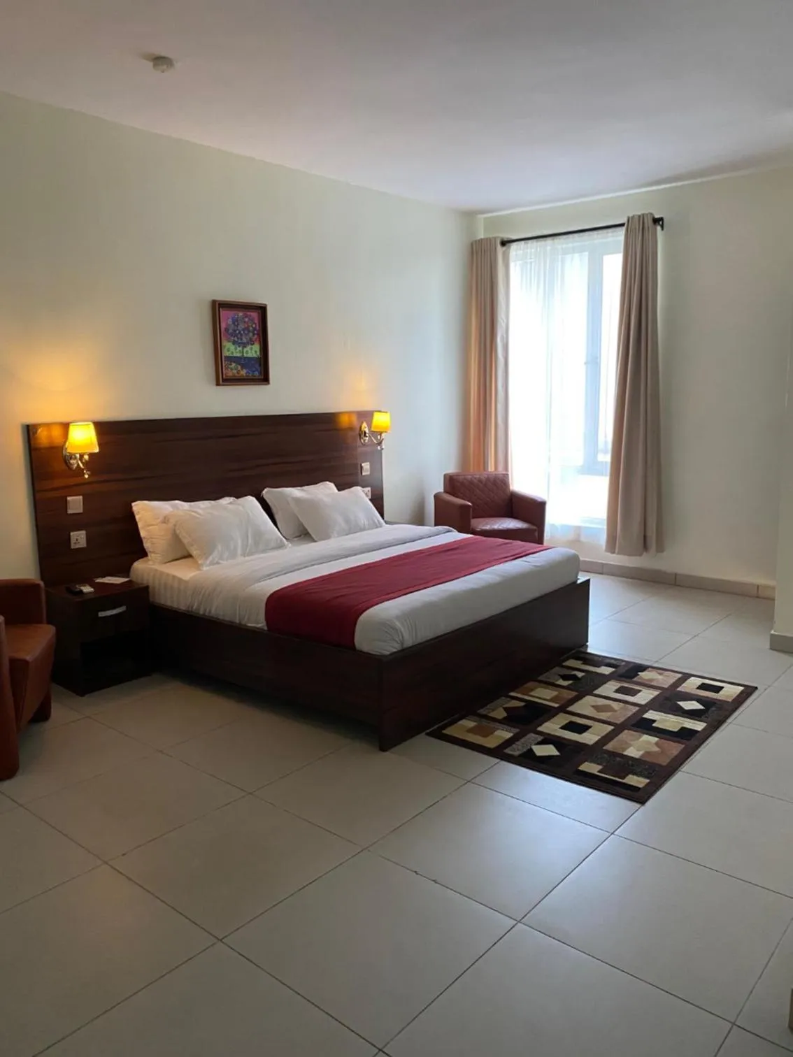 Bedroom, Bed in Posh Hotel and Suites Victoria Island