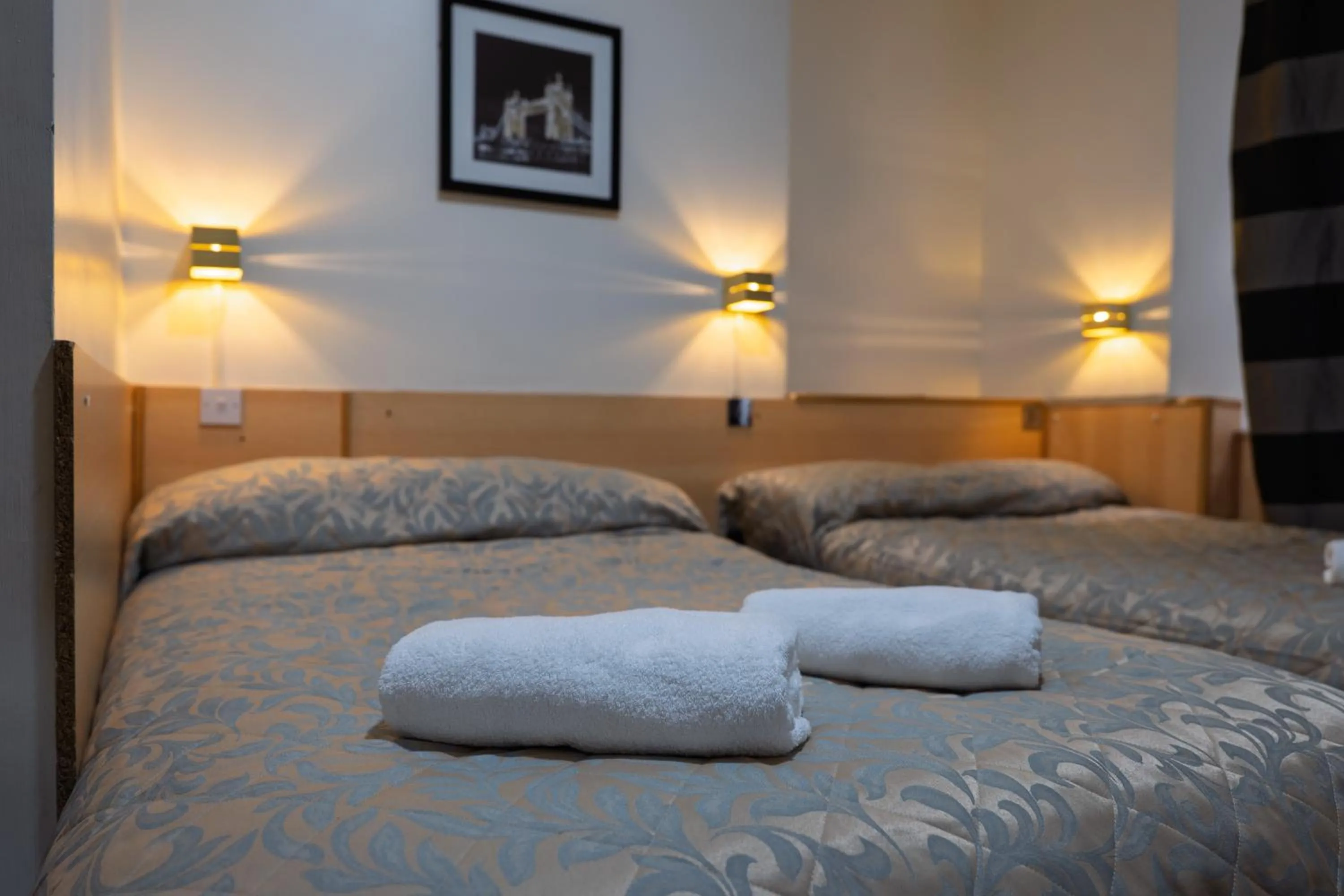 Decorative detail, Bed in St George Hotel Paddington