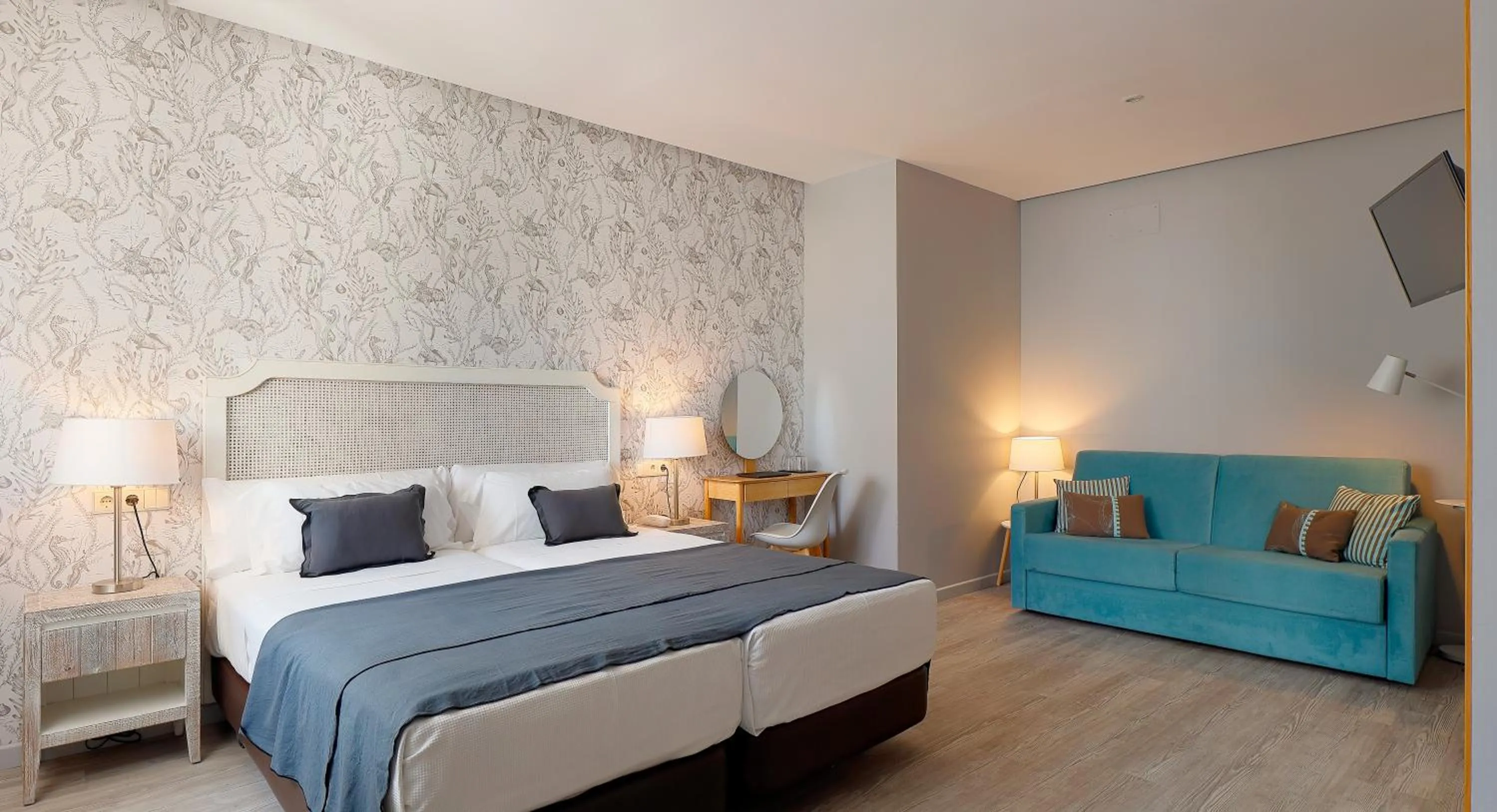 Photo of the whole room, Bed in Hotel Ribadesella Playa