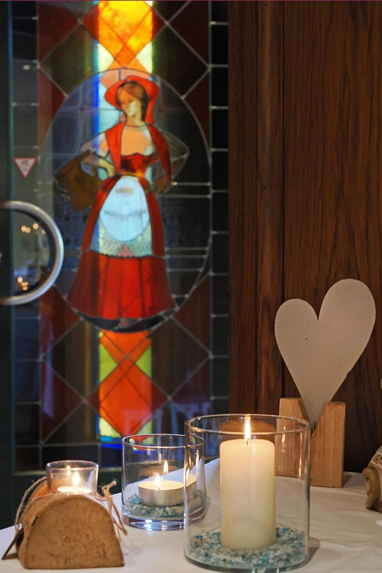 Decorative detail in Charme Hotel Ristorante Tre Terre