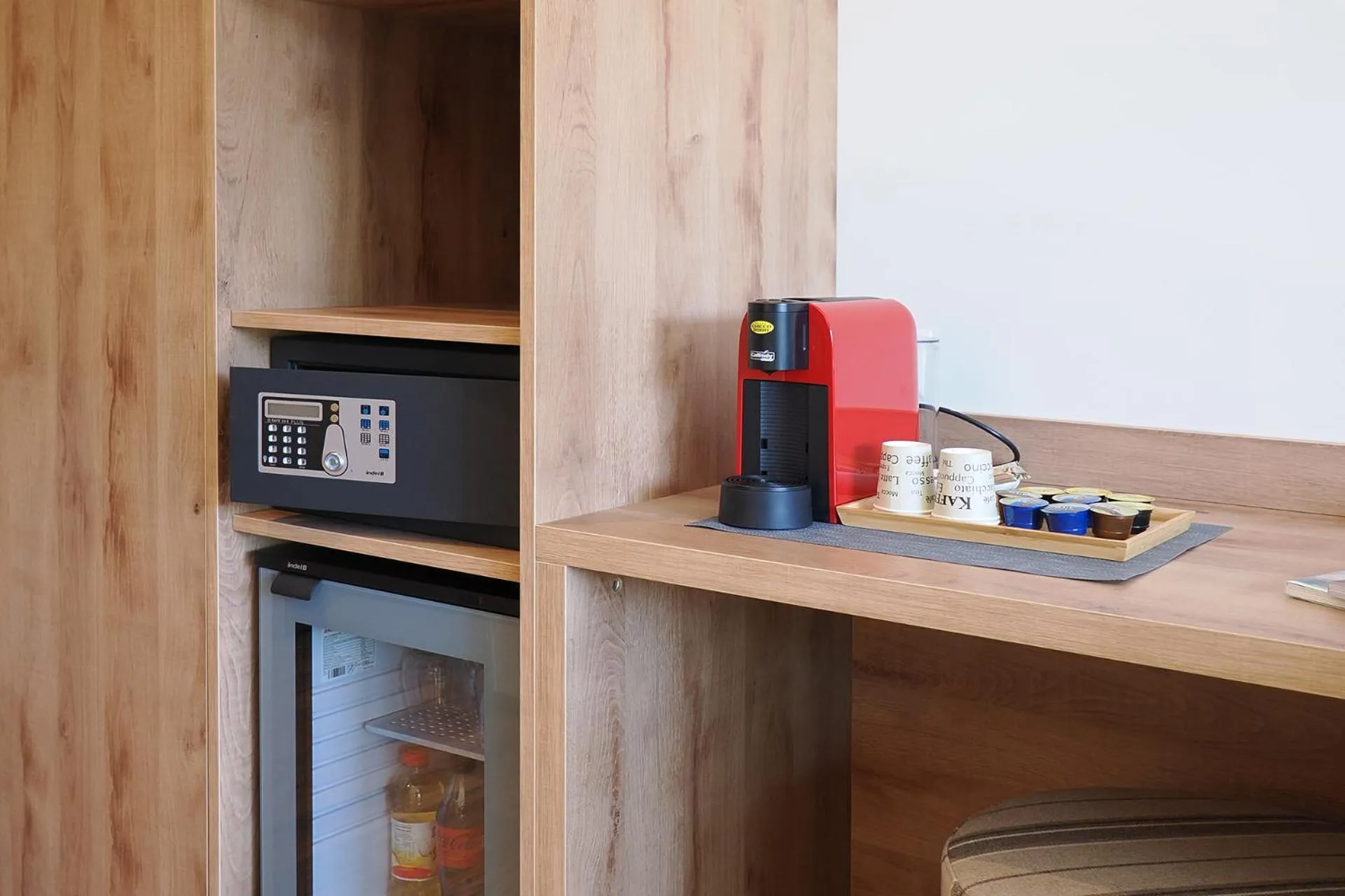 Coffee/tea facilities in Charme Hotel Ristorante Tre Terre