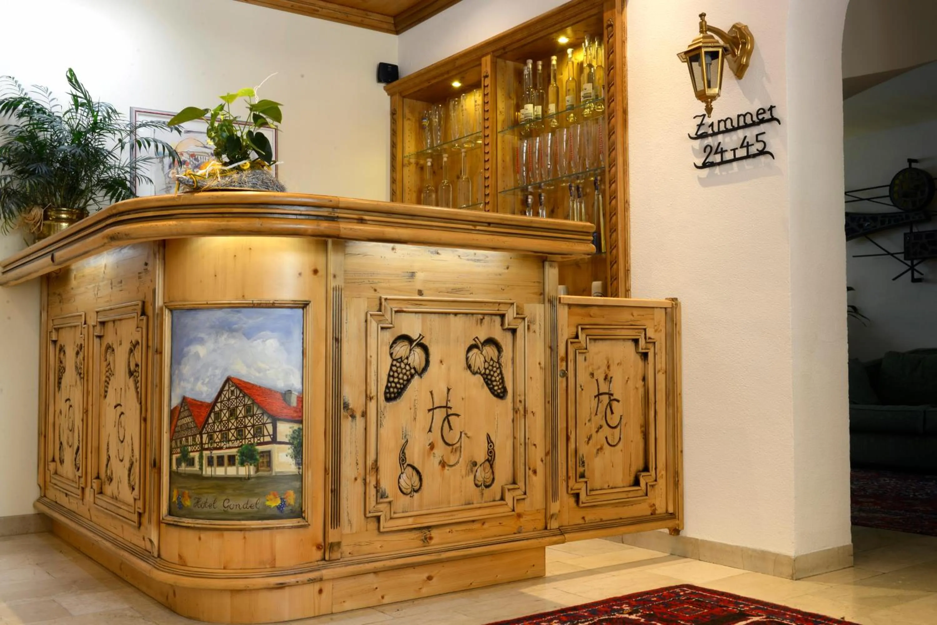 Lobby or reception in Hotel Gondel