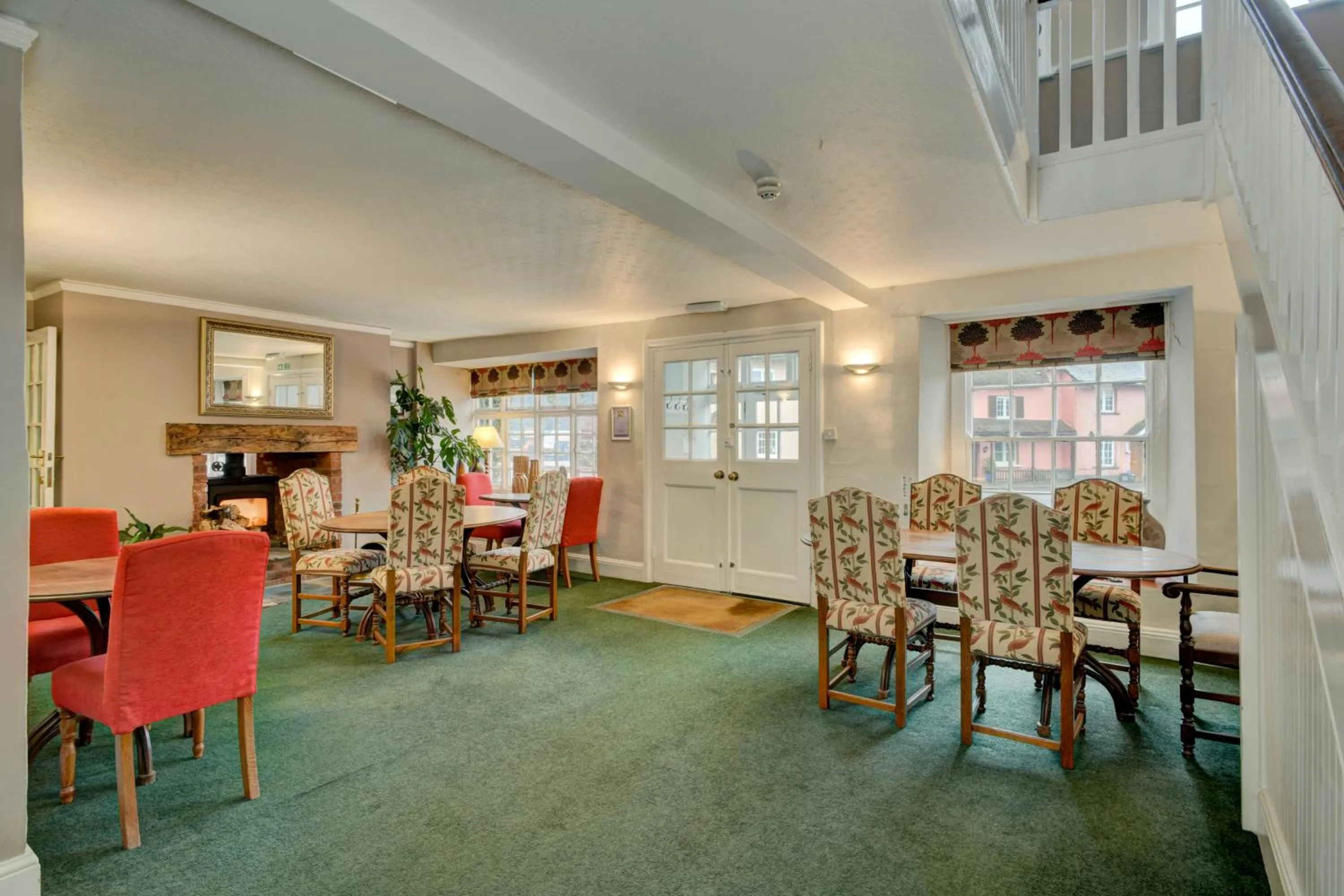 Dining area in The Crown Hotel