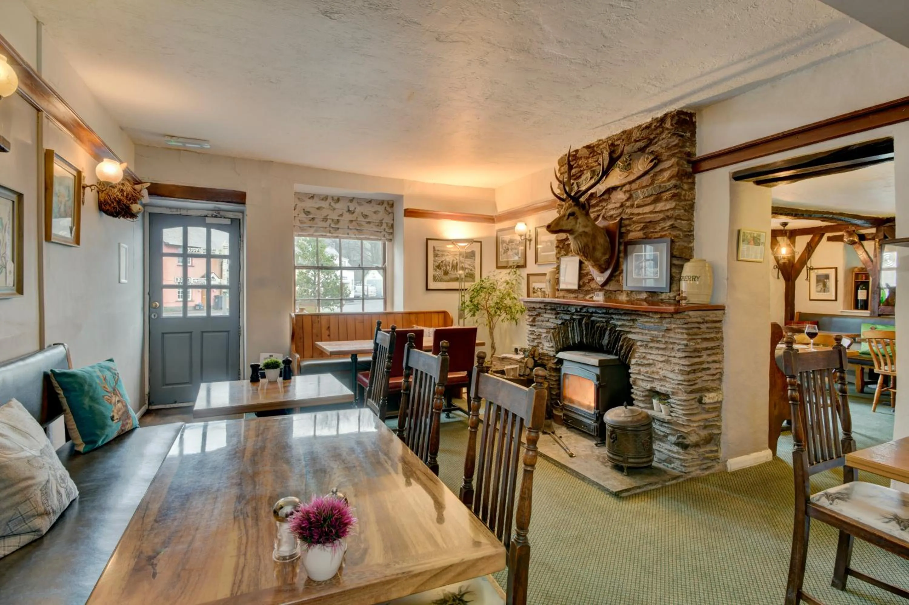 Dining area in The Crown Hotel