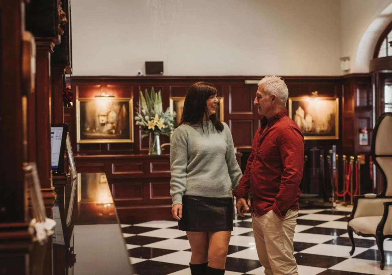 People in Atlantic Hotel Newquay