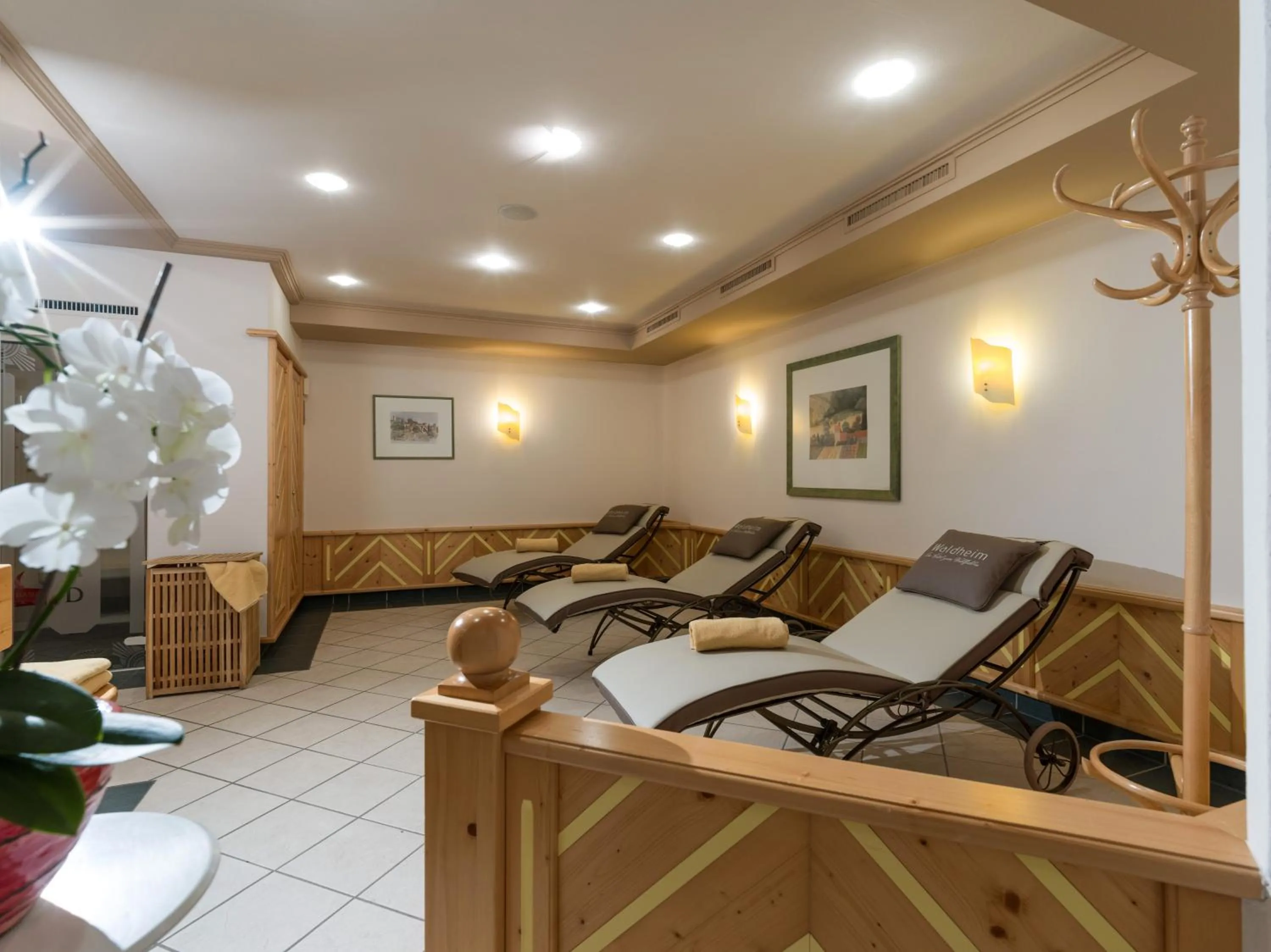 Sauna in Hotel Waldheim Garni