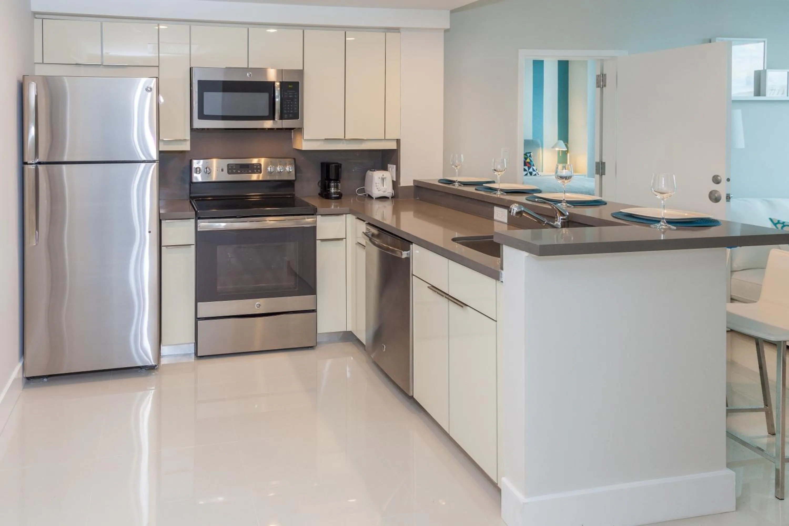 Kitchen or kitchenette in Residences by Miami Vacation Rentals