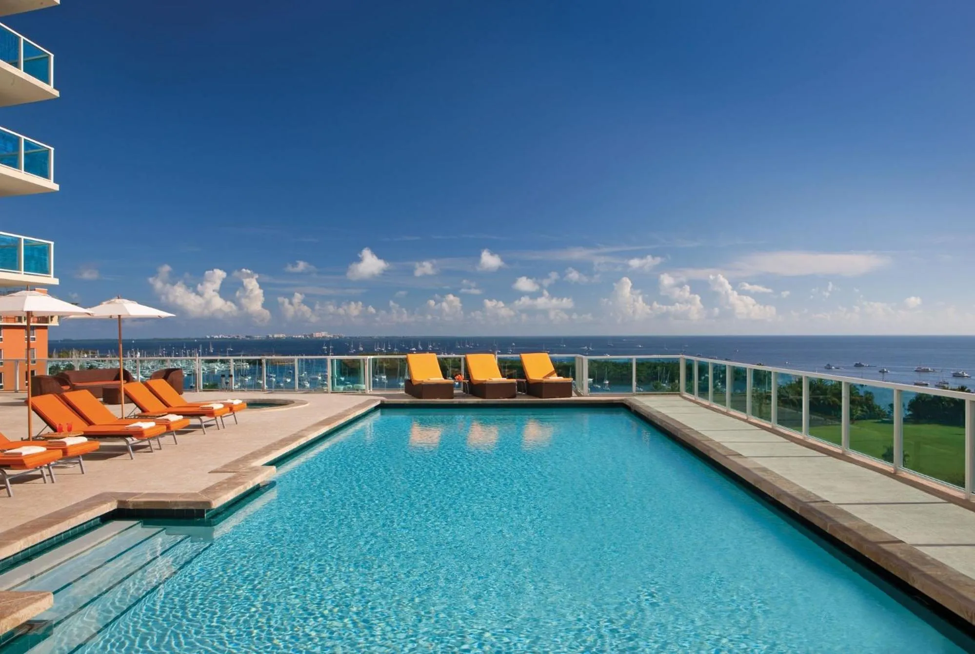 Pool view in Residences by Miami Vacation Rentals