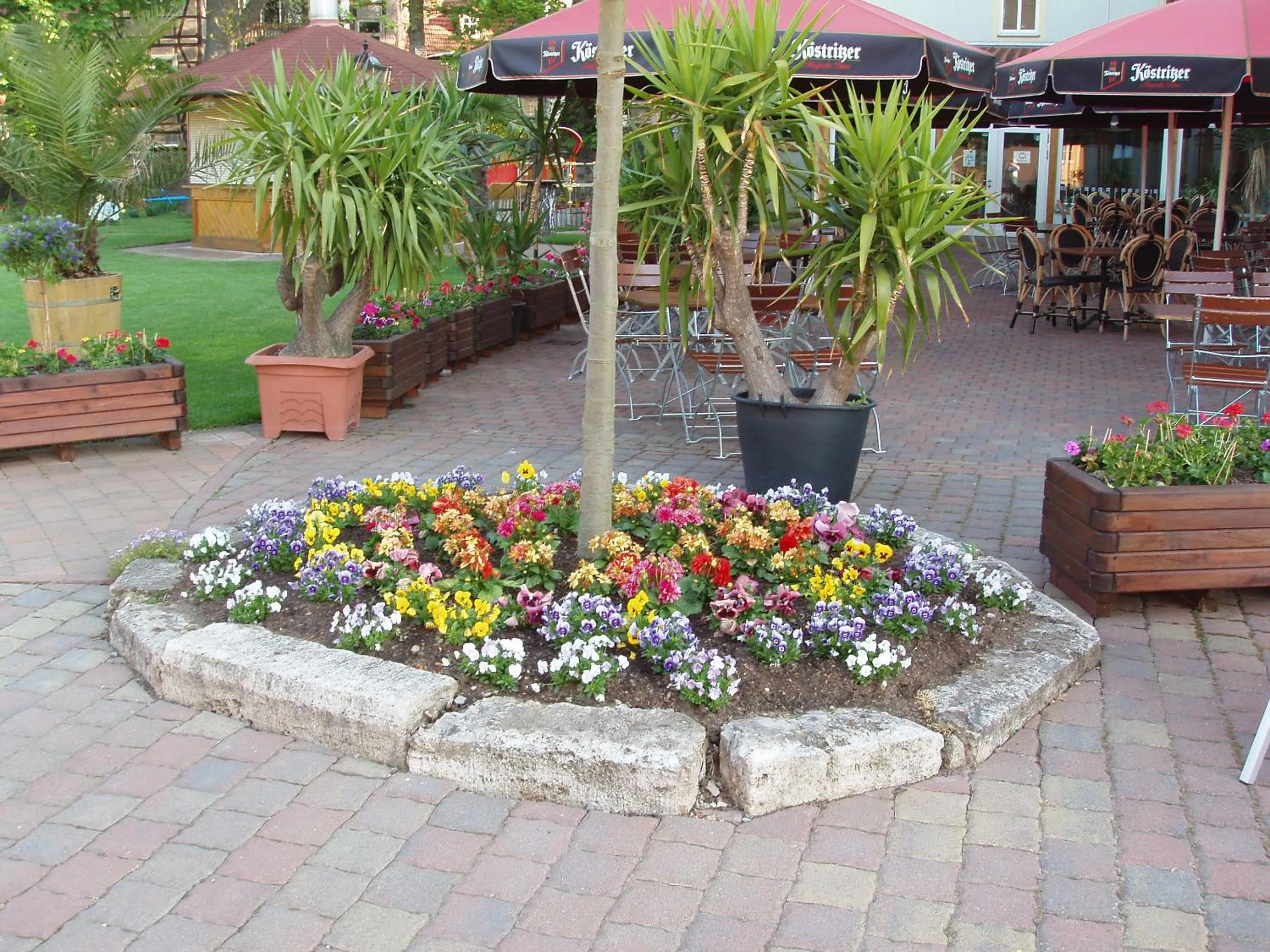 Garden in Gästehaus Weidenmühle