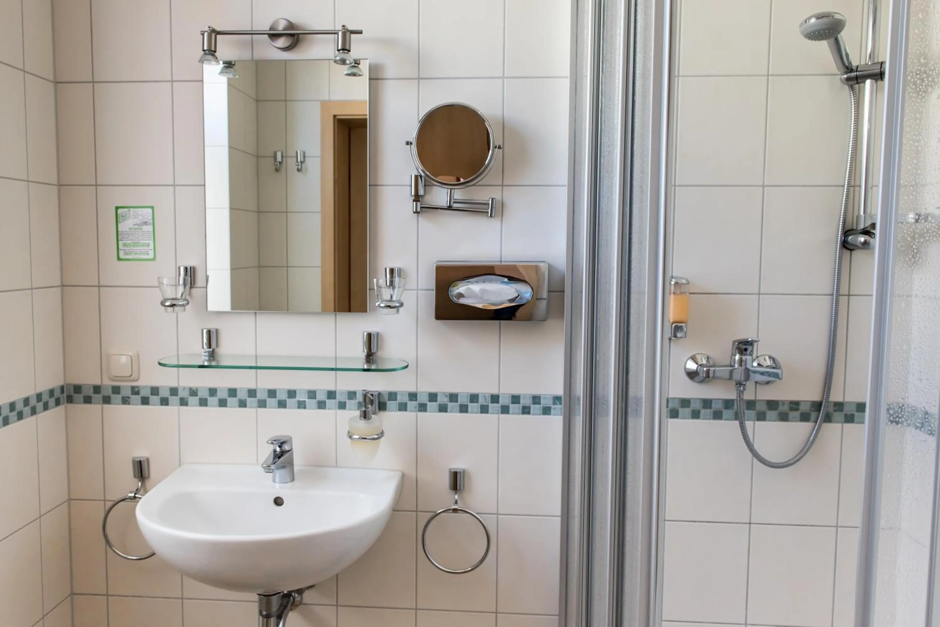 Bathroom in Gästehaus Weidenmühle