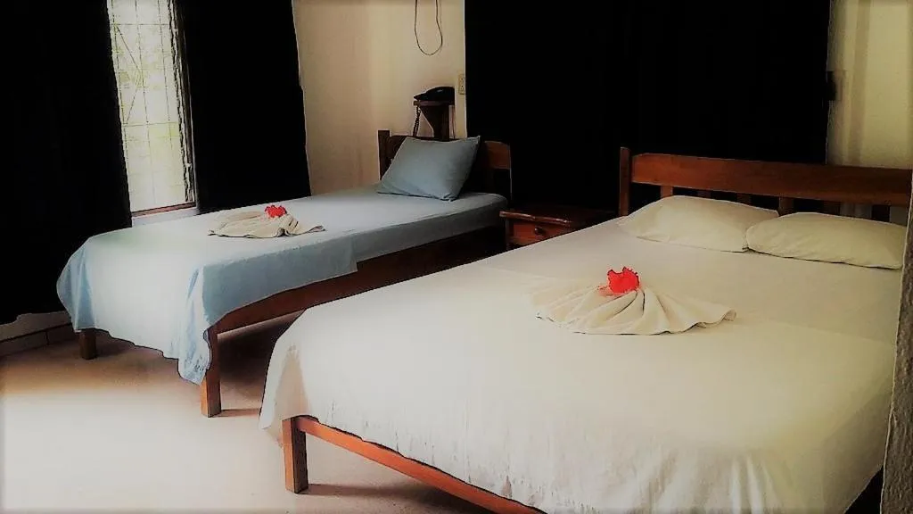 Bed in Aunty Arenal Lodge