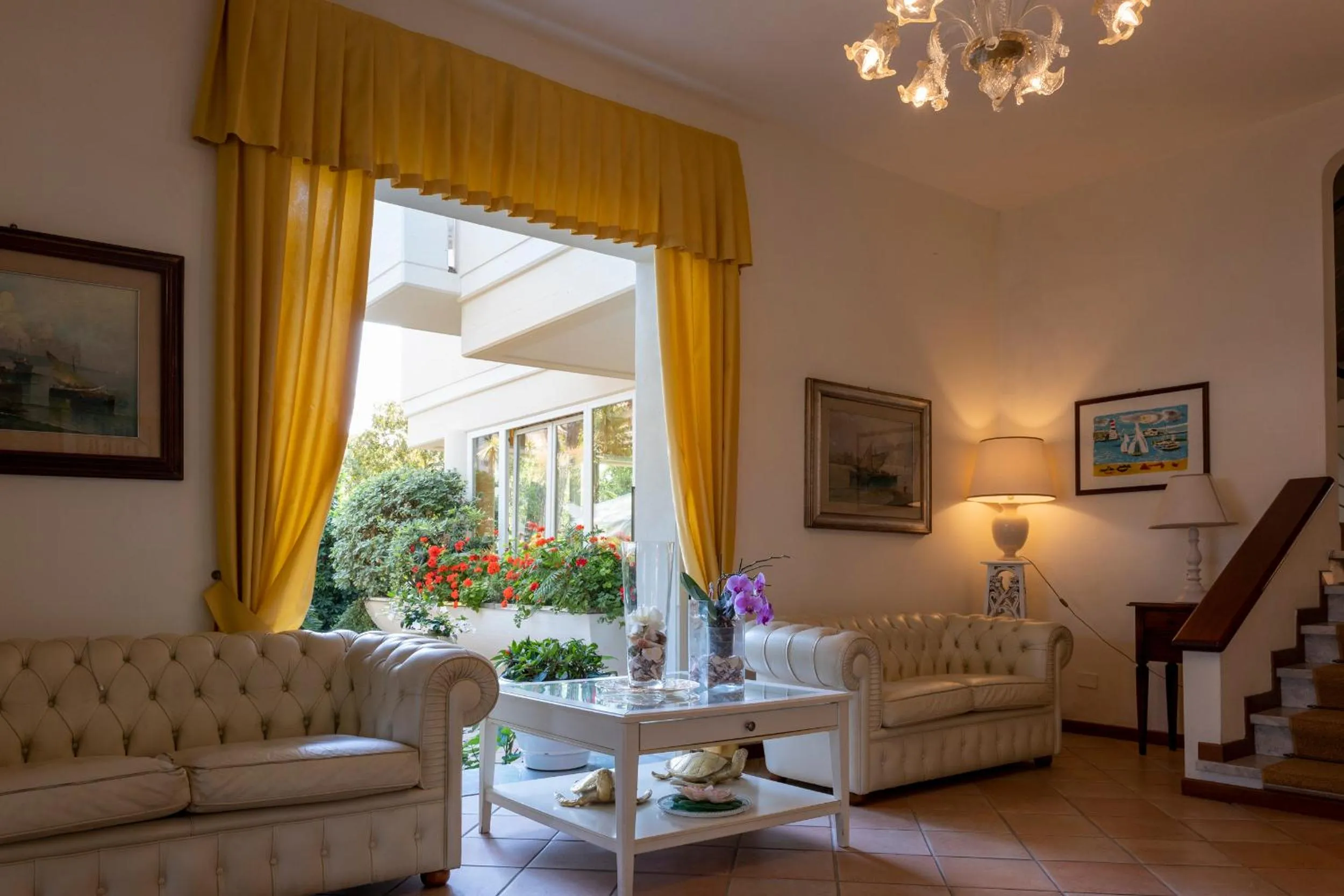 Living room in Hotel Sylvia