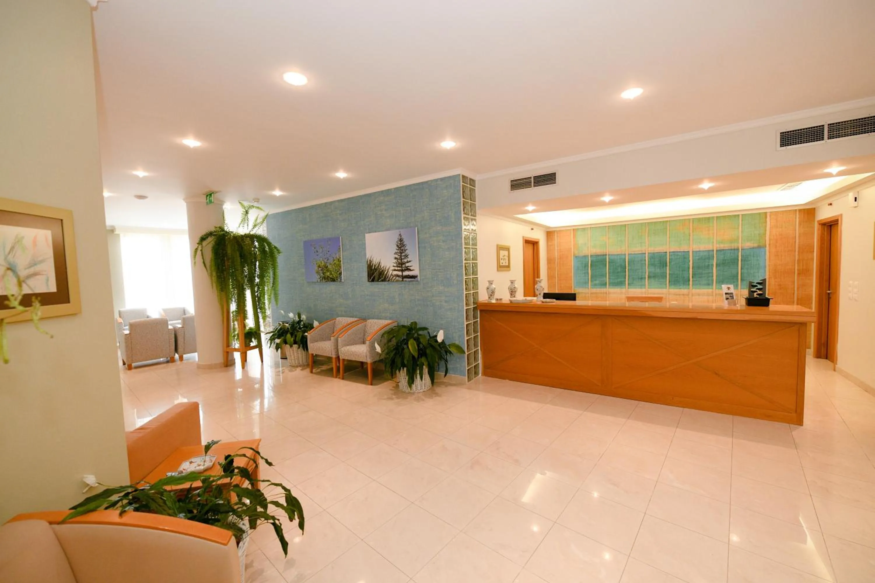 Lobby or reception in Hotel Do Campo