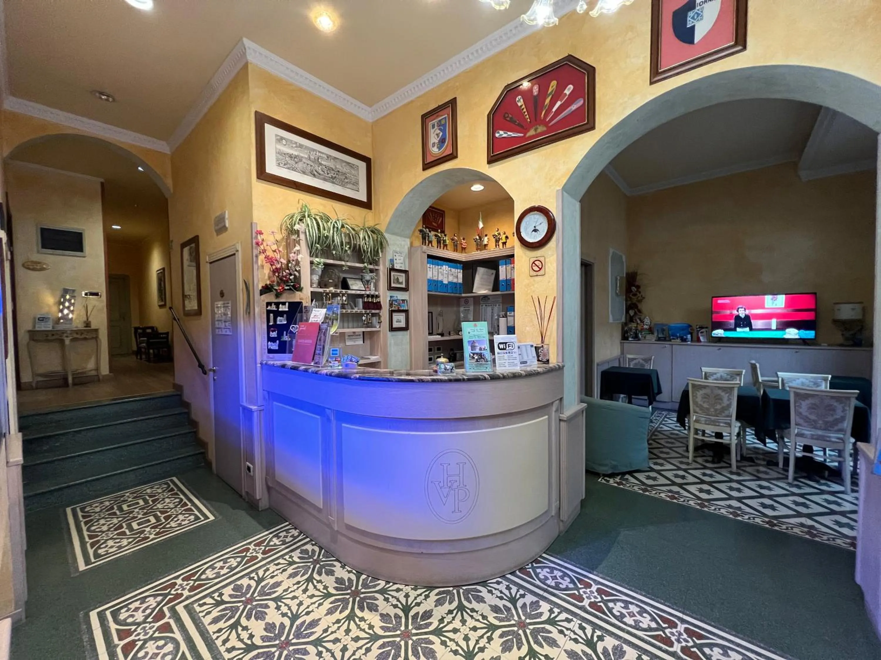 Lobby or reception in Hotel Villa Primavera