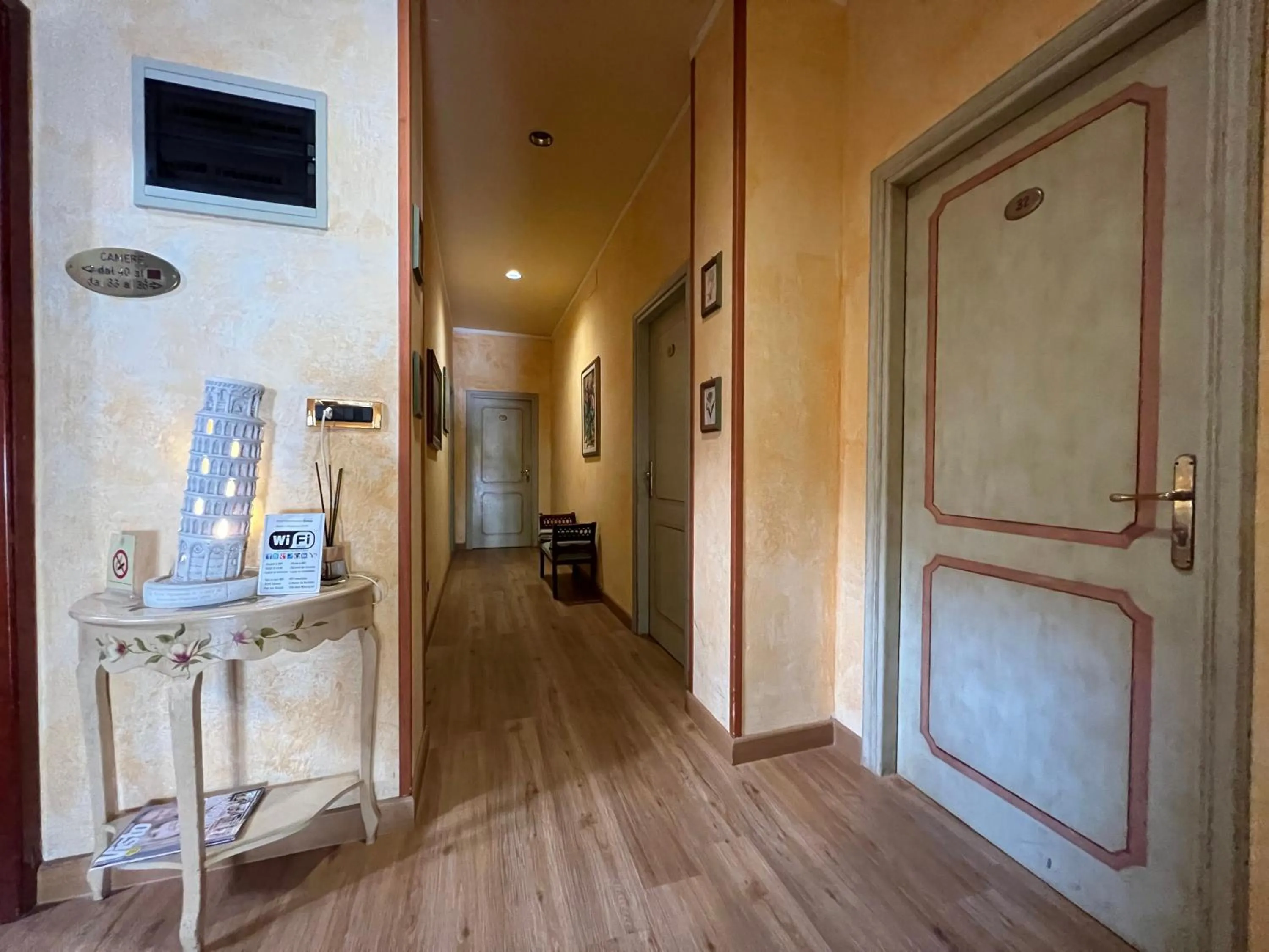 Decorative detail in Hotel Villa Primavera